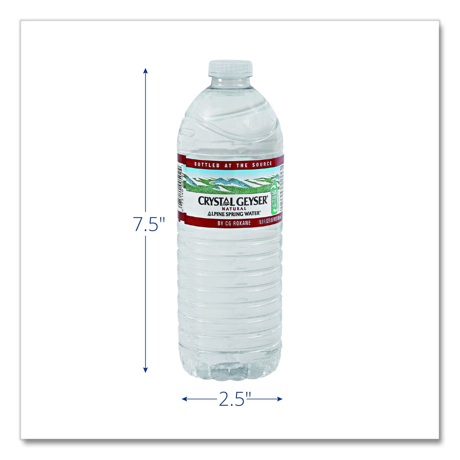Alpine Spring Water, 16.9 oz Bottle, 35/Carton, 54 Cartons/Pallet ...