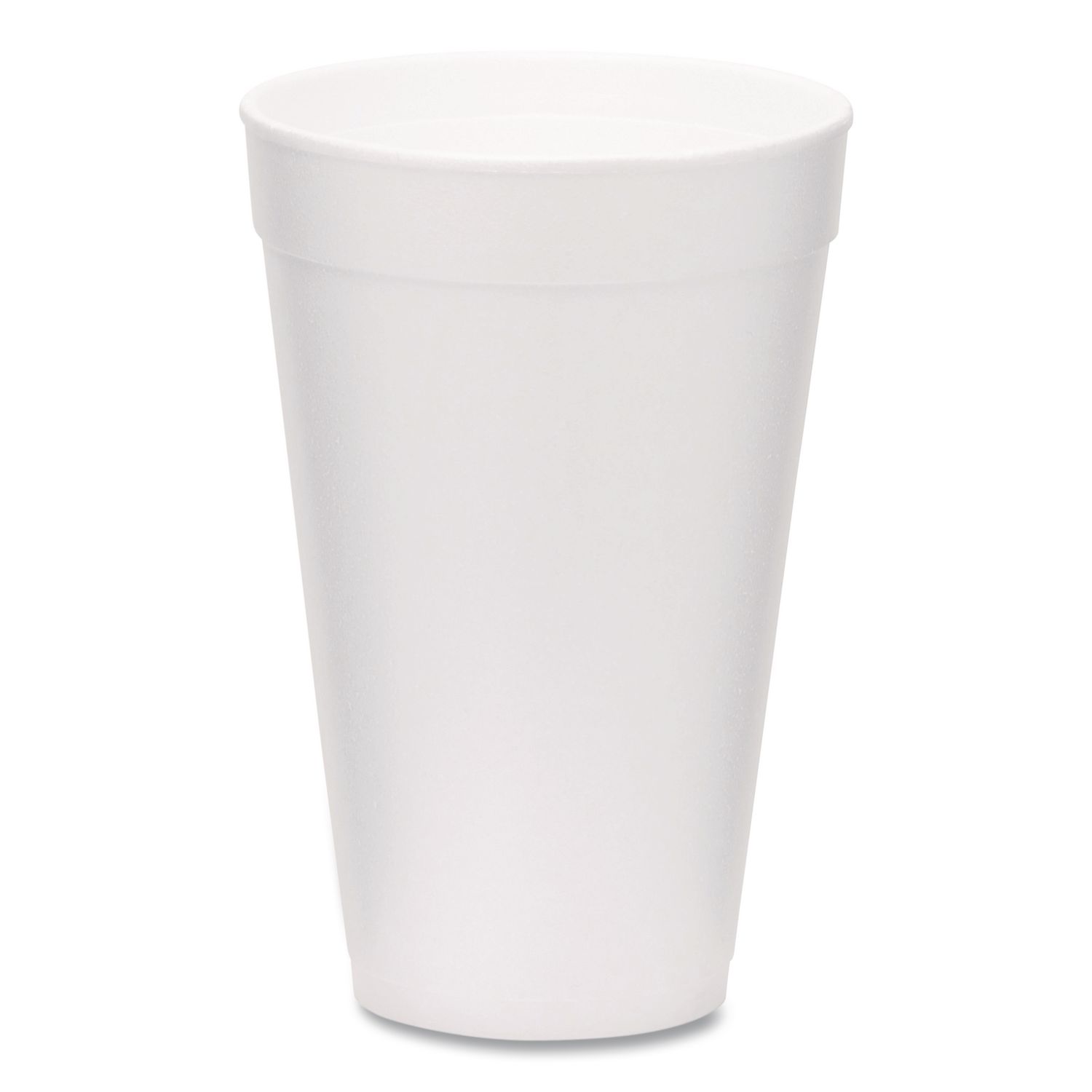 Foam Drink Cups, 16 oz, White, 500/Carton