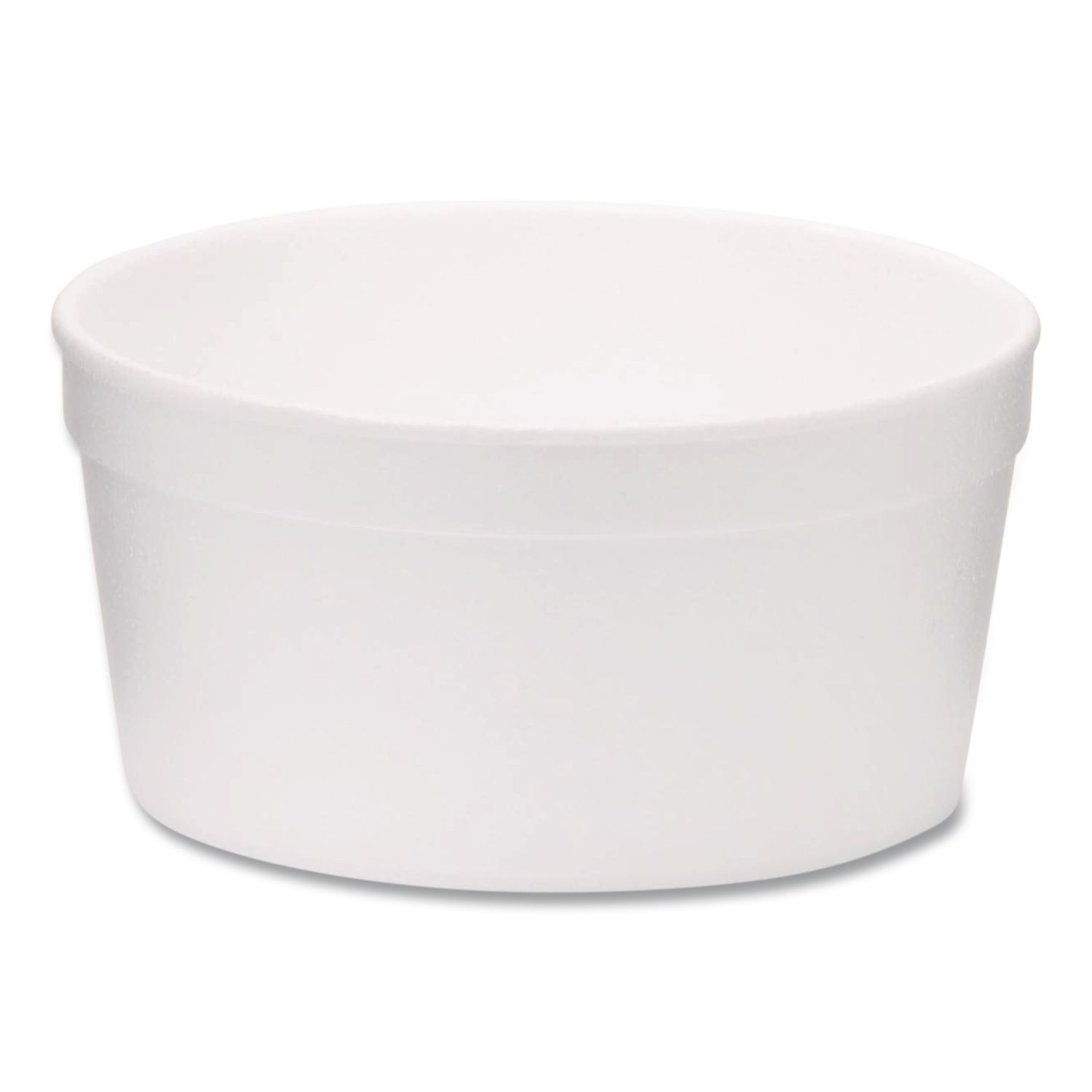 Foam Containers, Tall Style, 8 oz, White, 500/Carton