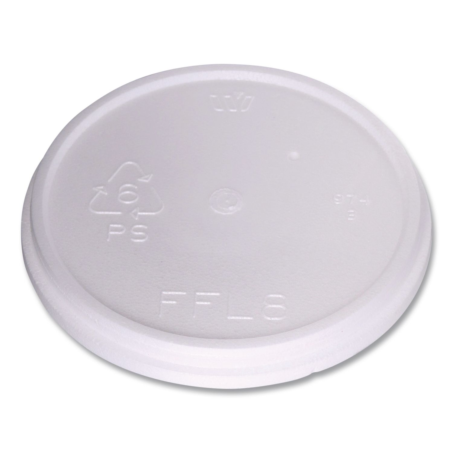 Plastic Lids for Foam Cups and Bowls, Fits 8 oz to 16 oz Cups/5 oz to 10 oz  Bowls, White, 500/Carton - myEliteProducts