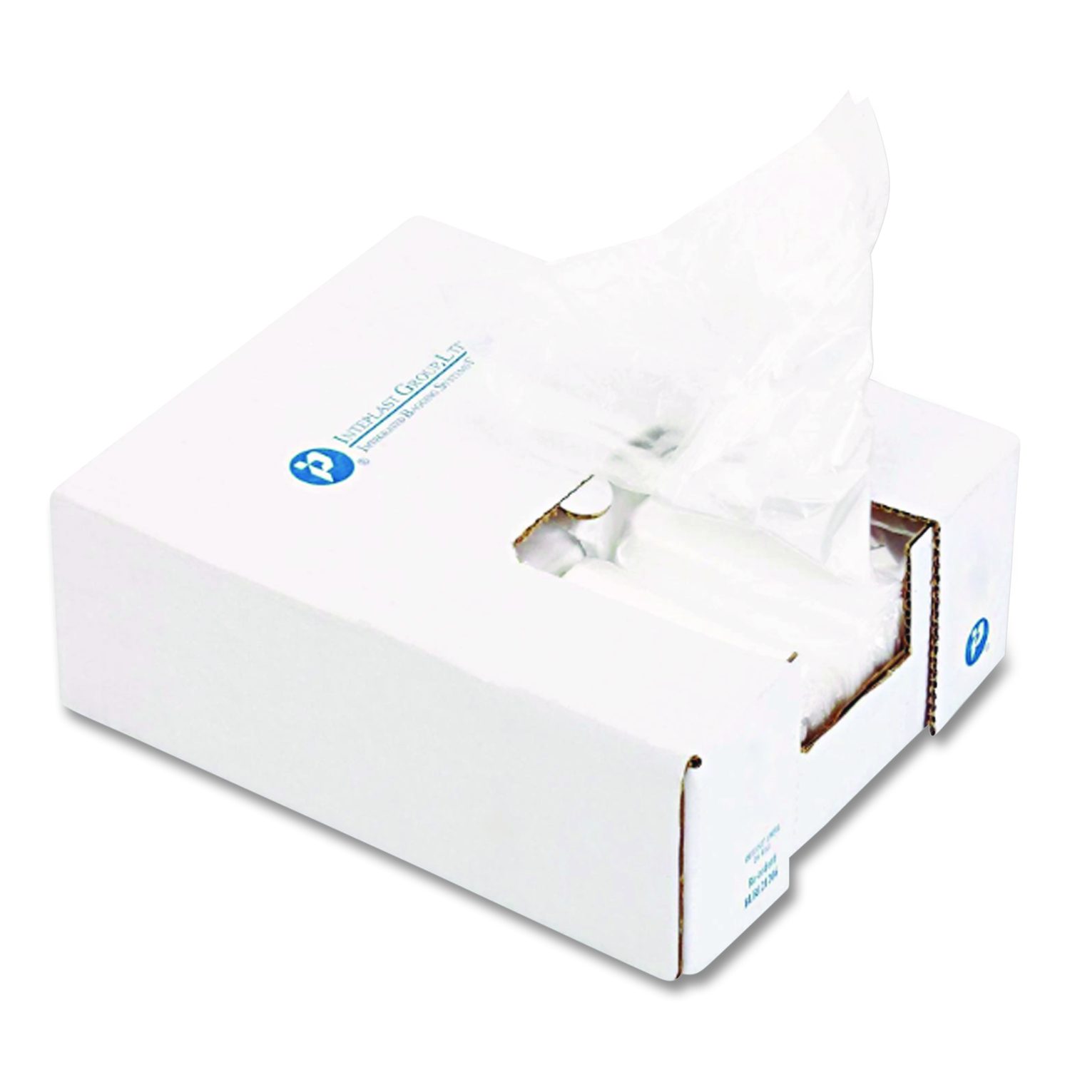 Inteplast Group Ice Bucket Liner Bags, 96 oz, 12
