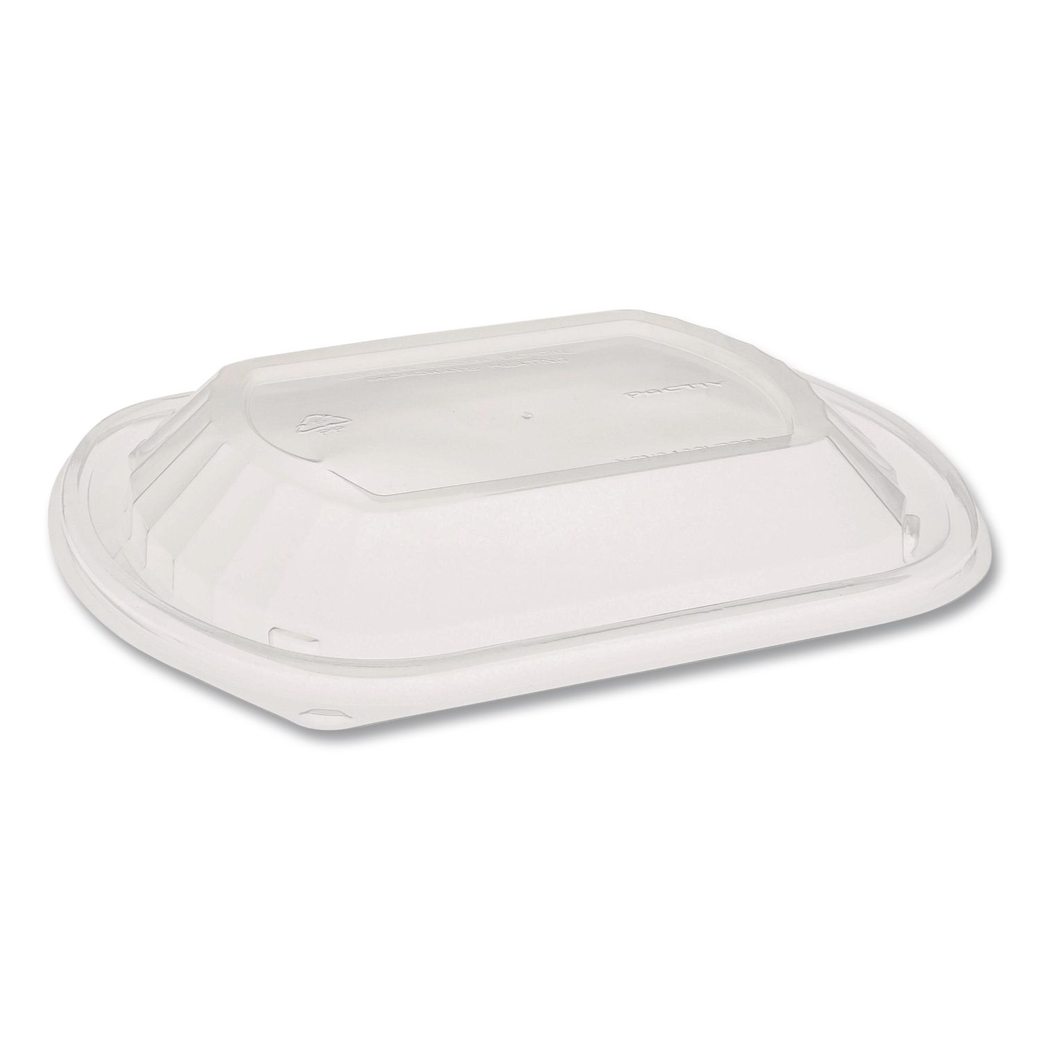 Clearview MealMaster Rectangle Container Dome, 8.12 x 6.5 x 1, Clear, 252/Carton