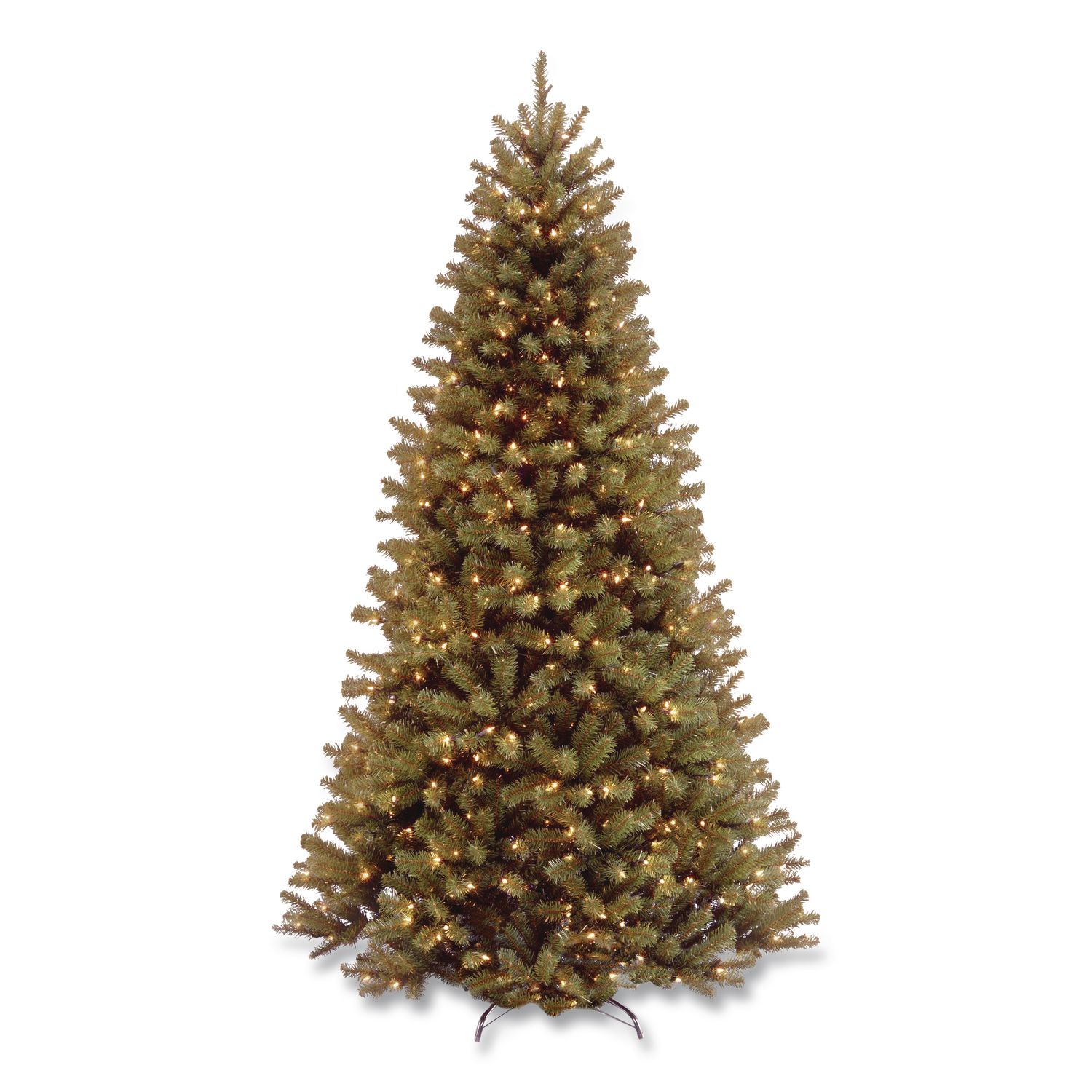 Pre-Lit North Valley Spruce Tree, 39" x 39" x 72", Green Tree, Green Tree Stand