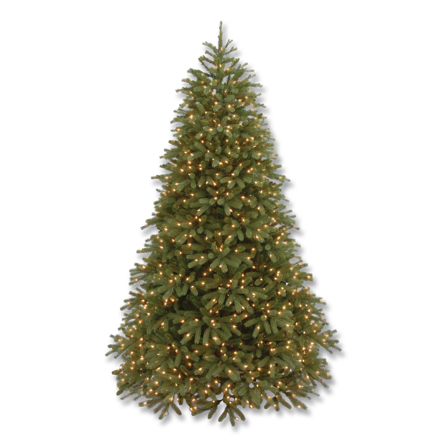 Pre-Lit Jersey Fraser Fir Medium Tree, 48" x 48" x 78", Green Tree, Green Tree Stand