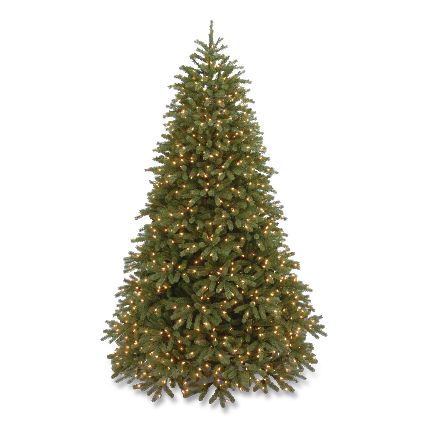 Pre-Lit Jersey Fraser Fir Medium Tree, 56" x 56" x 90", Green Tree, Green Tree Stand