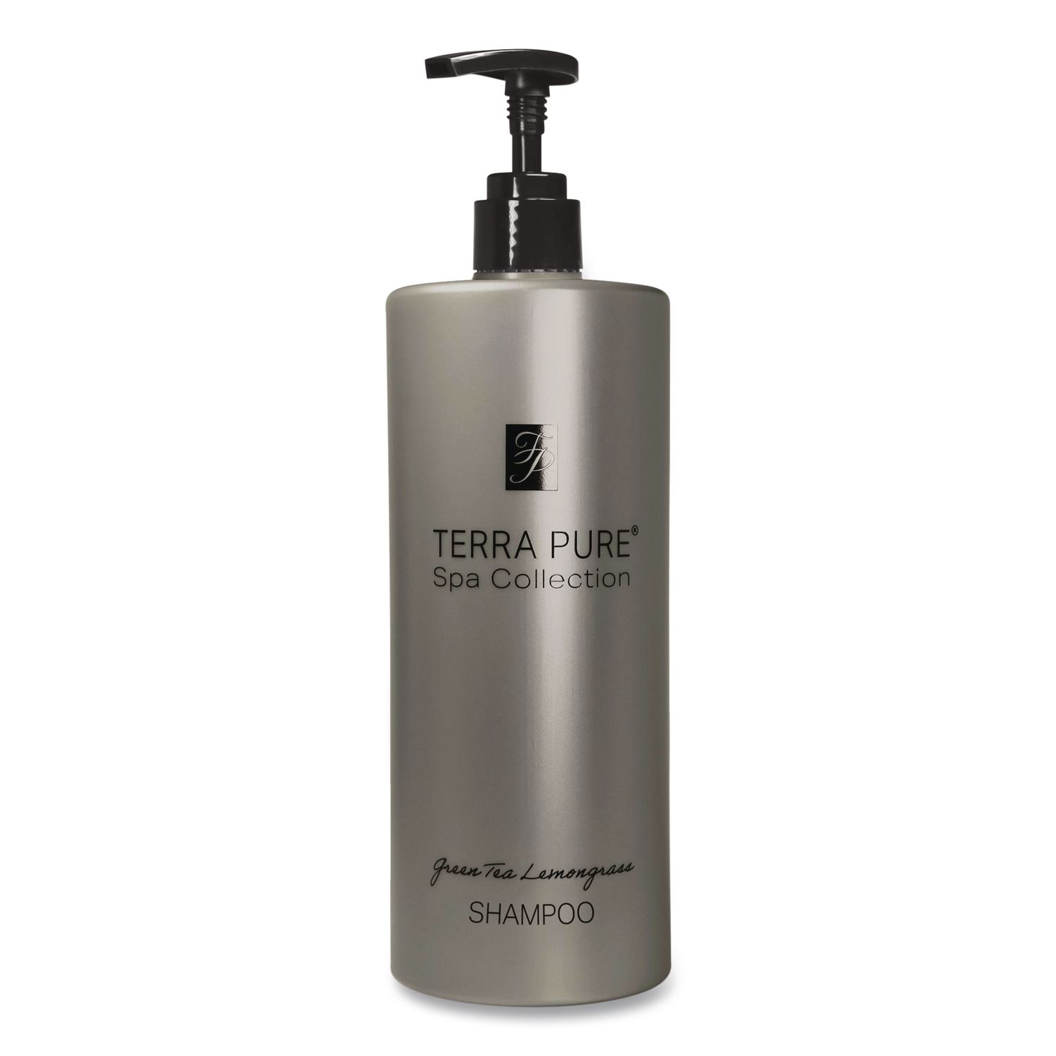 Terra Pure Shampoo Air Pump, Green Tea Lemongrass Scent, 16.32 oz Bottle