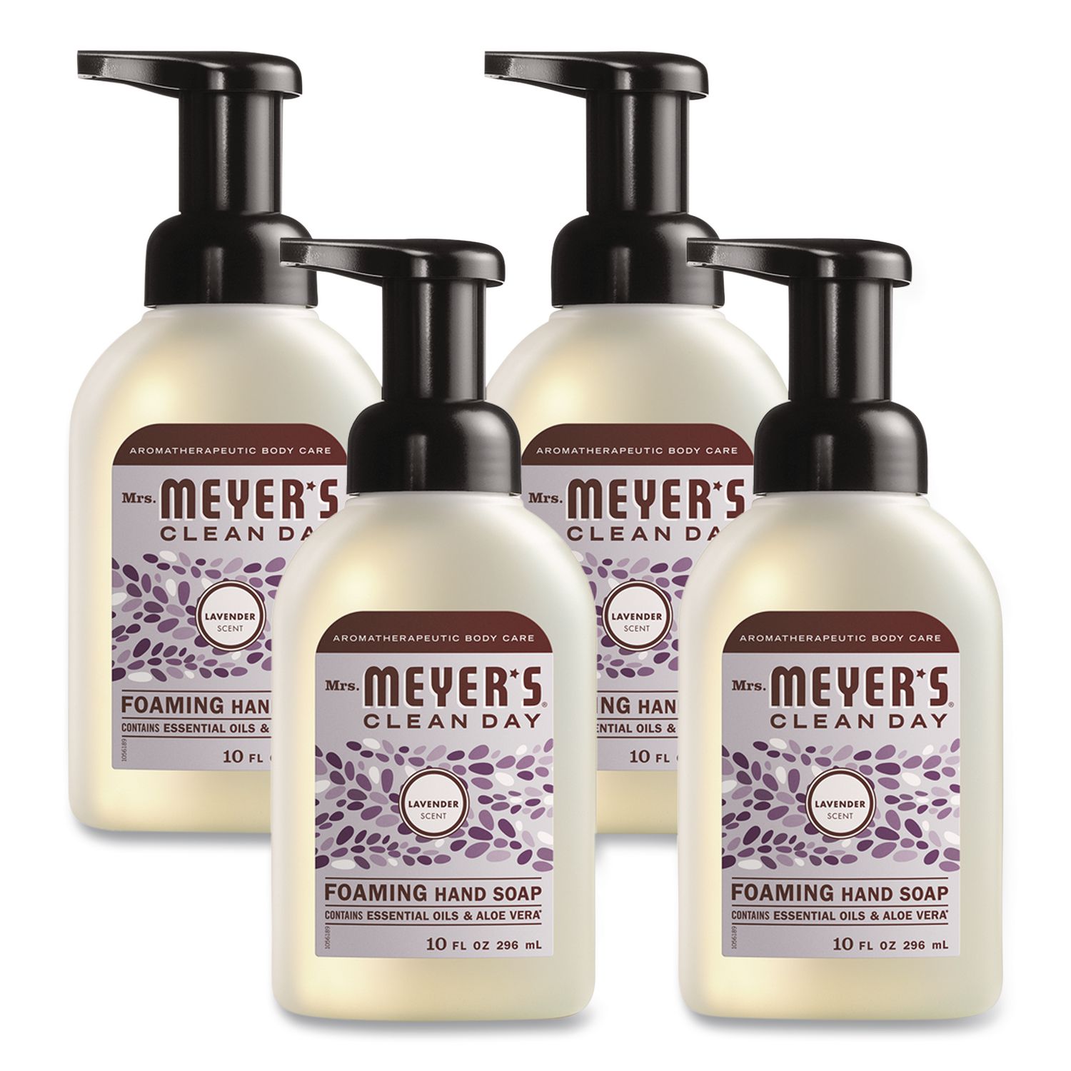 Clean Day Foaming Hand Soap, Lavender Scent, 10 oz, 4/Carton