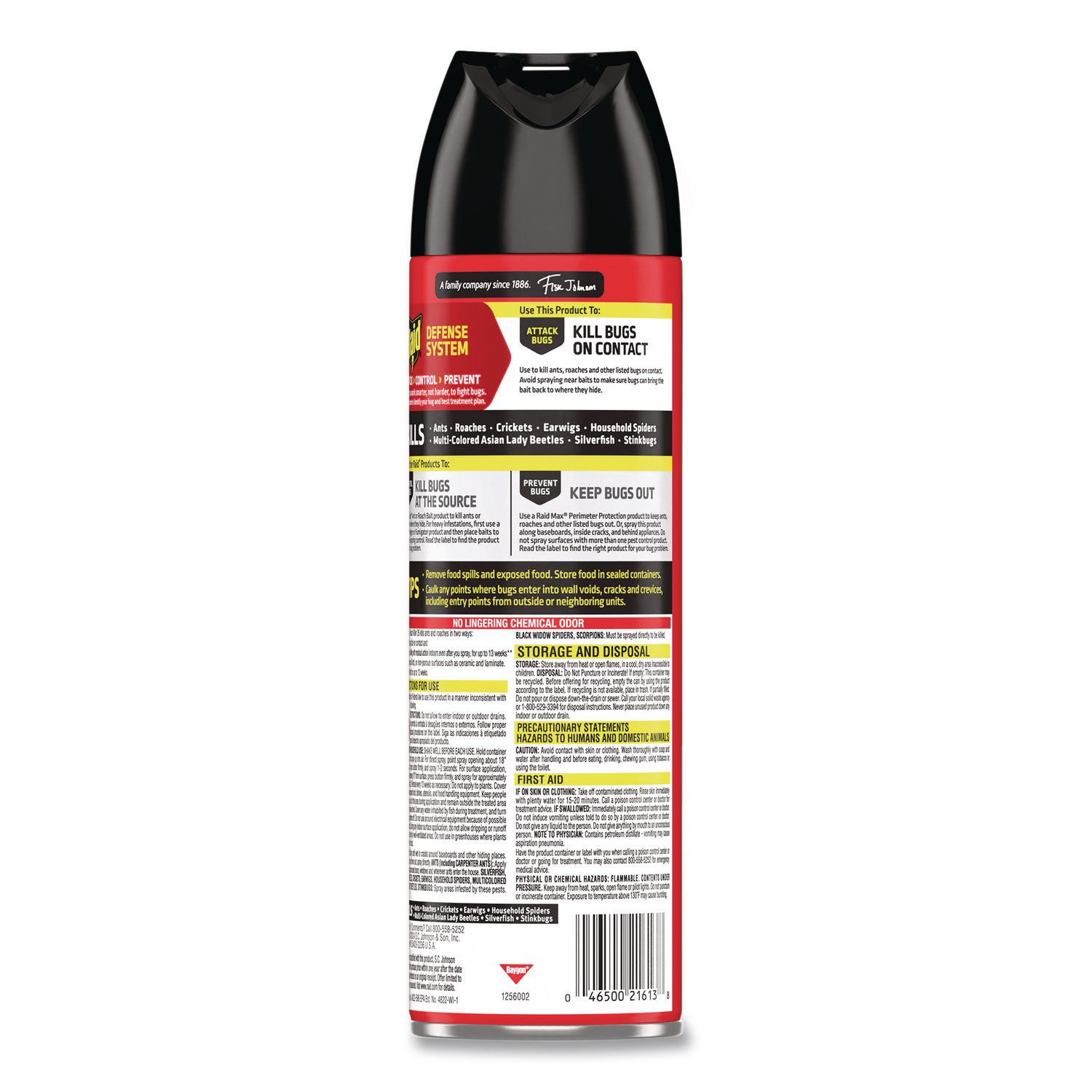 Ant and Roach Killer, 17.5 oz Aerosol Spray, Outdoor Fresh, 12/Carton