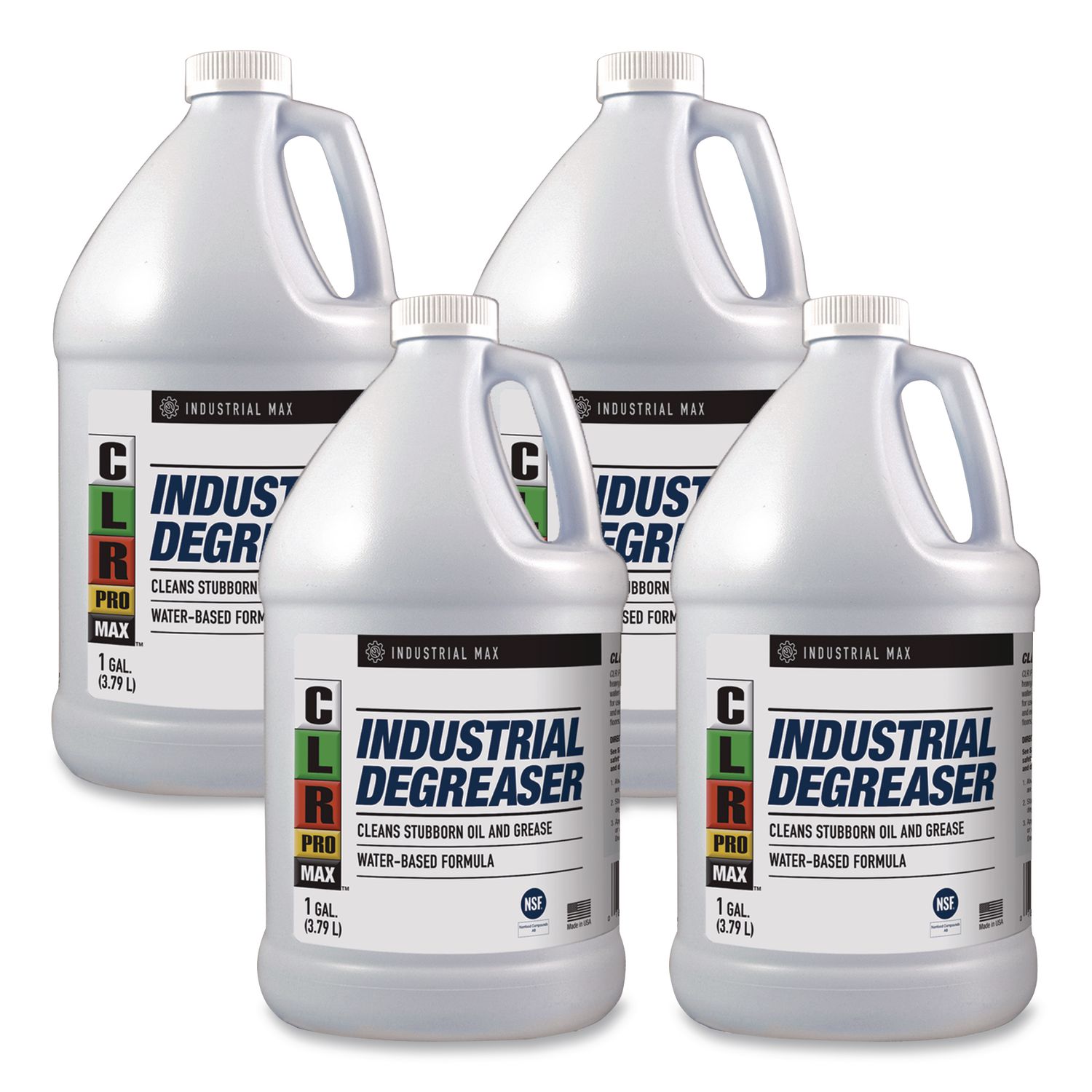 MAX Industrial Degreaser, 1 gal Jug, 4/Carton