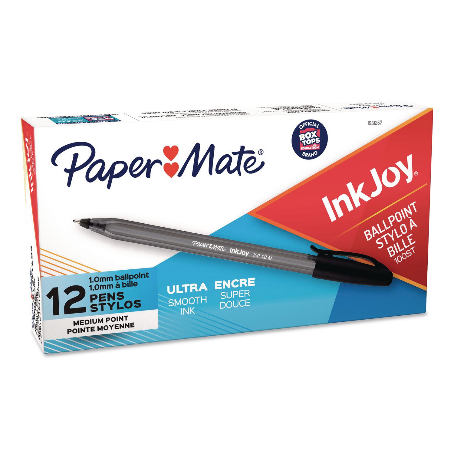 PAPERMATE INKJOY 100 Kugelschreiber – 10er Pack, Bunte Farben, Mit Kappe