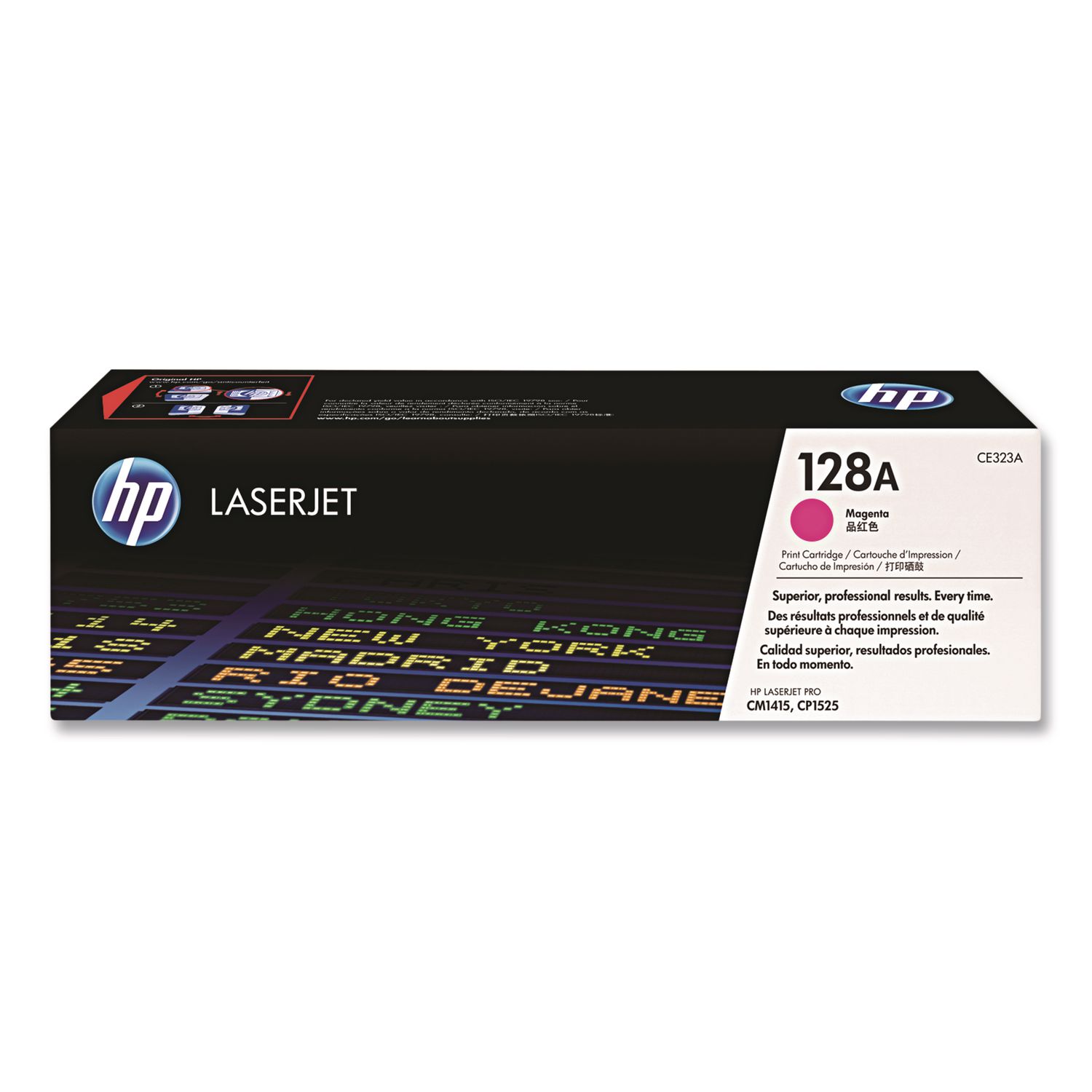 HP 128A, (CE323A) Magenta Original LaserJet Toner Cartridge