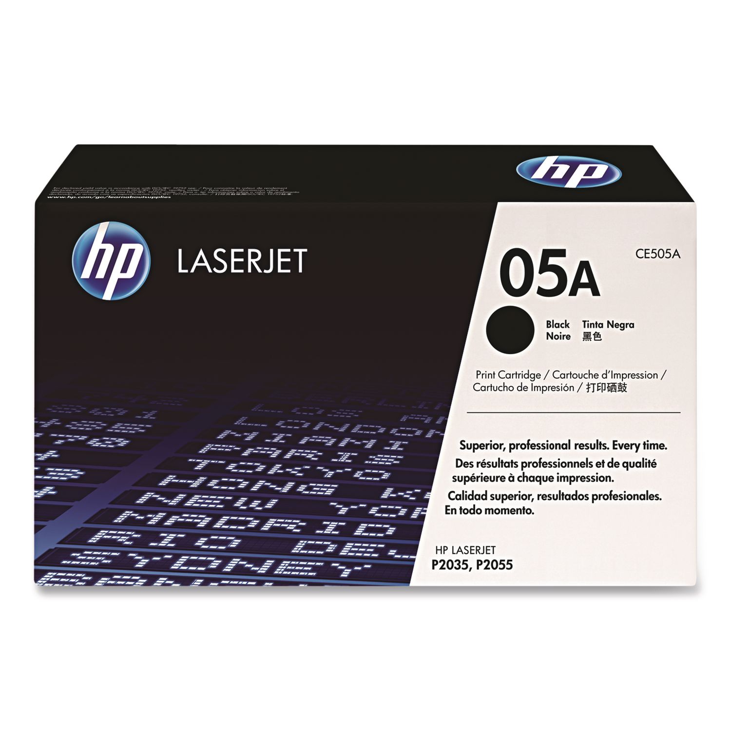 HP 05A, (CE505A) Black Original LaserJet Toner Cartridge