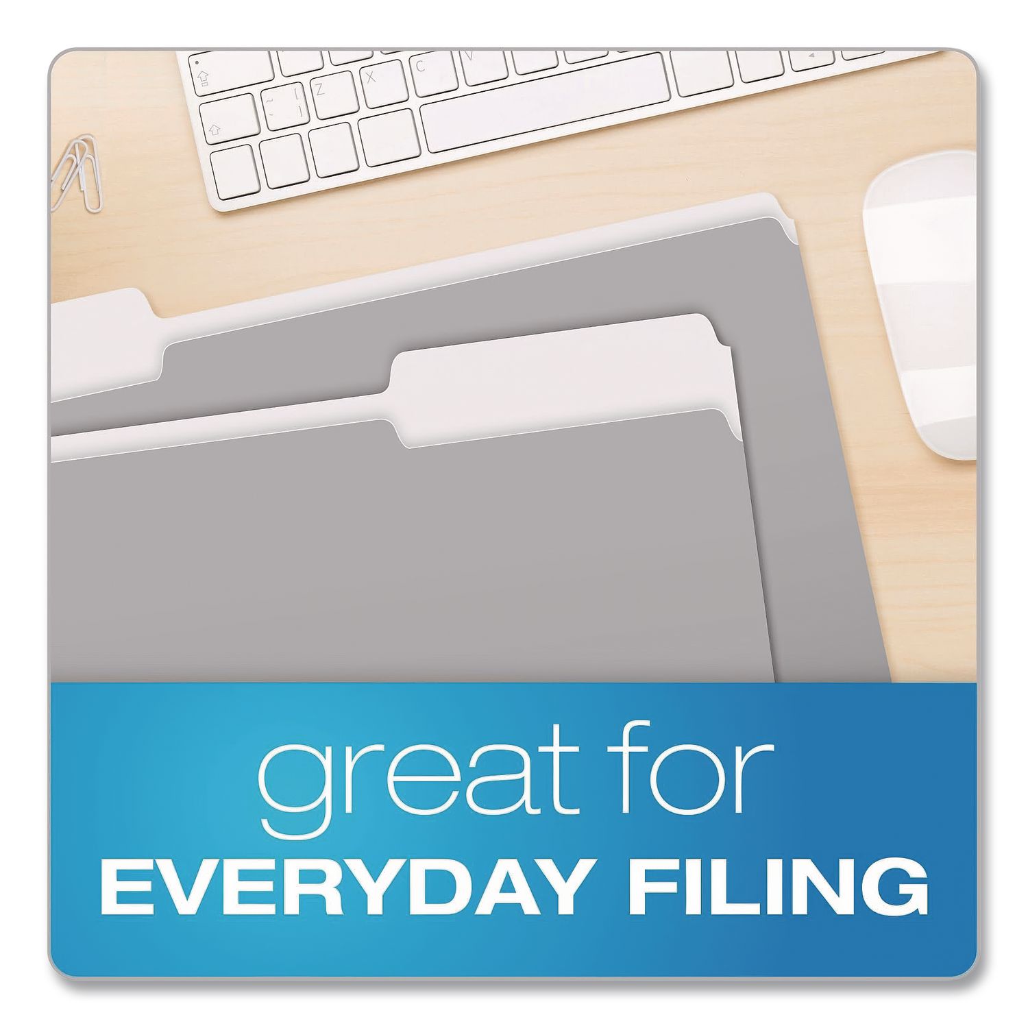 Pendaflex® Interior File Folders, 1/3-Cut Tabs: Assorted, Legal Size ...