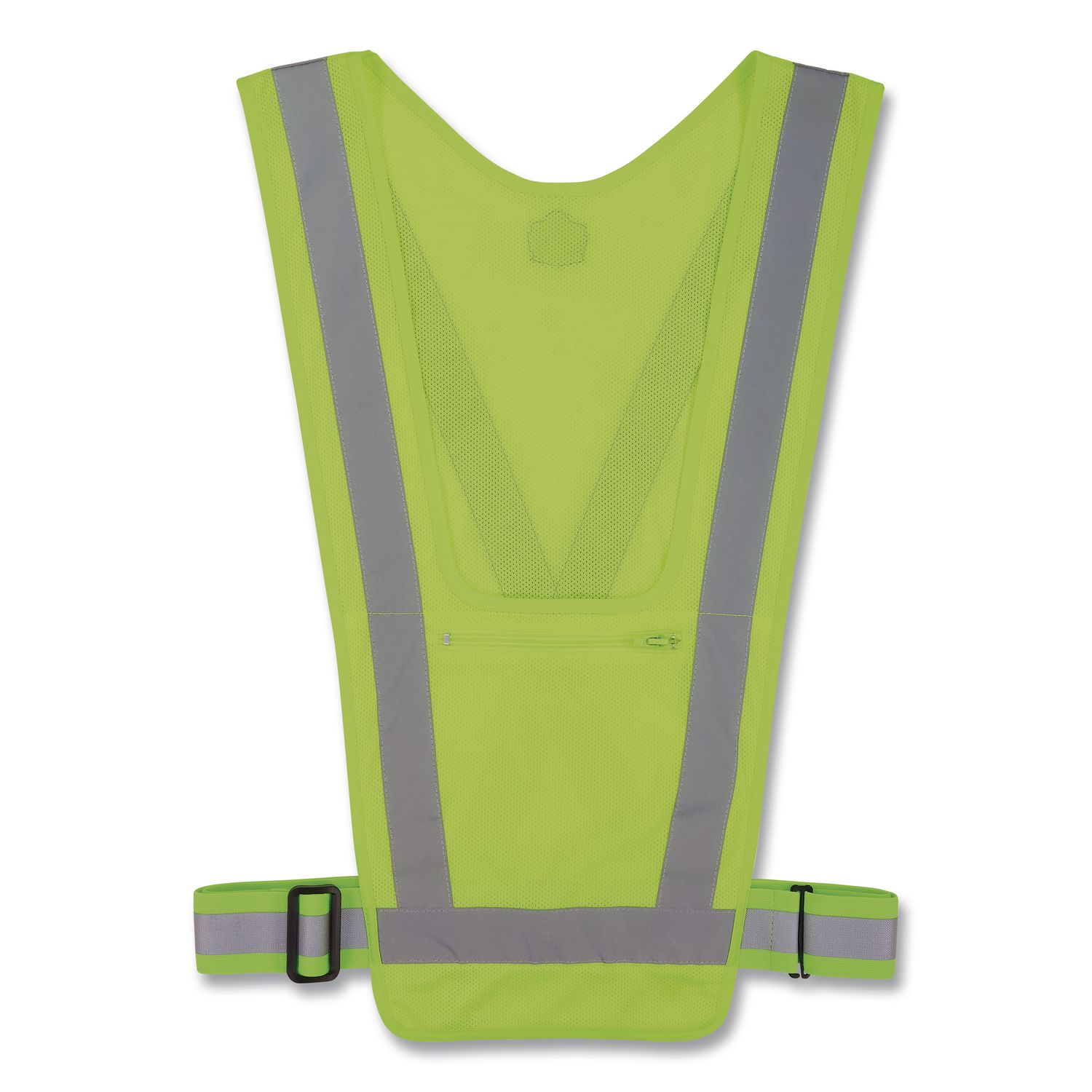 GloWear 8045X Hi-Vis Safety Vest, Polyester, One Size Fits Most, Lime