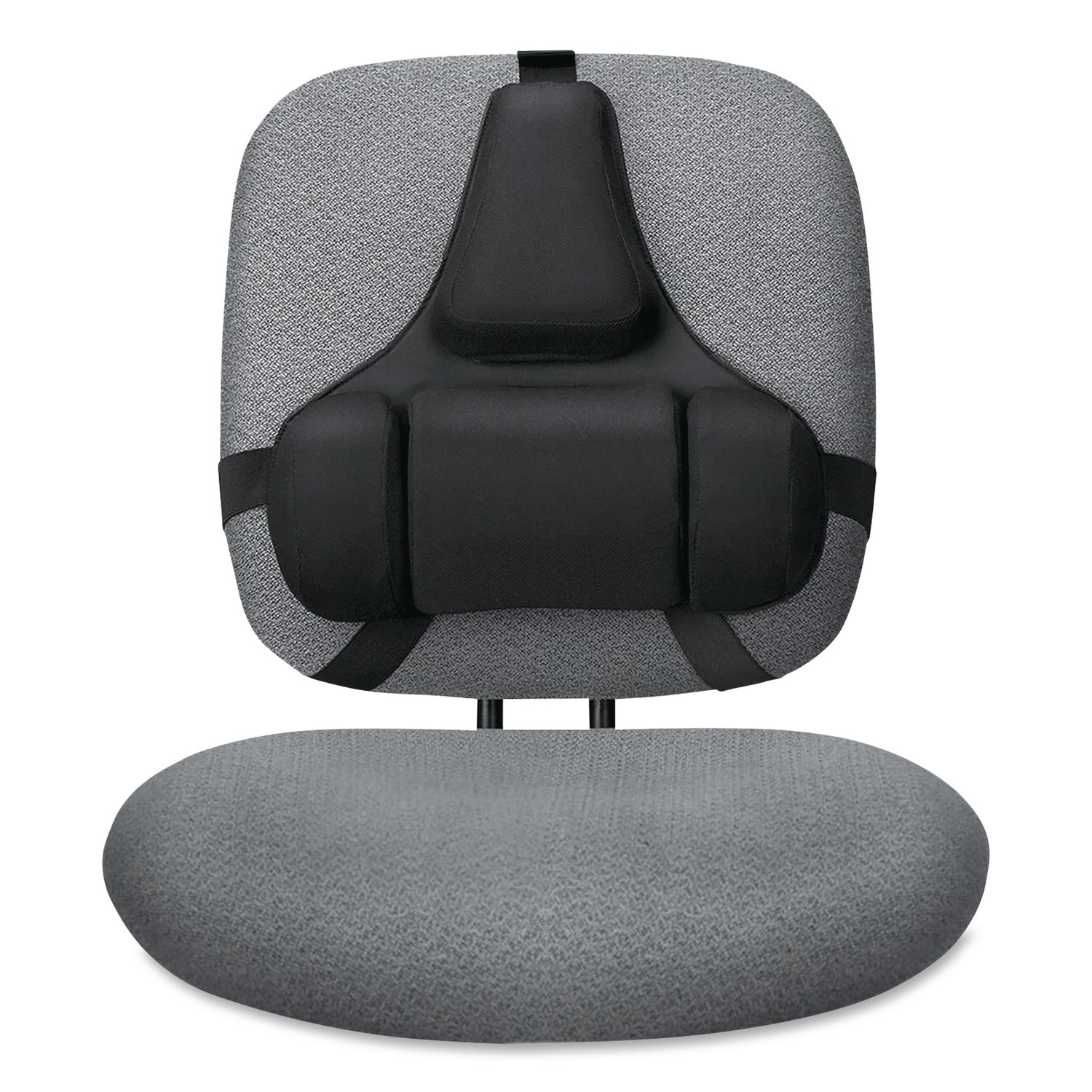 Professional Series Back Support with Microban Protection, 15 x 2 x 14.5, Black