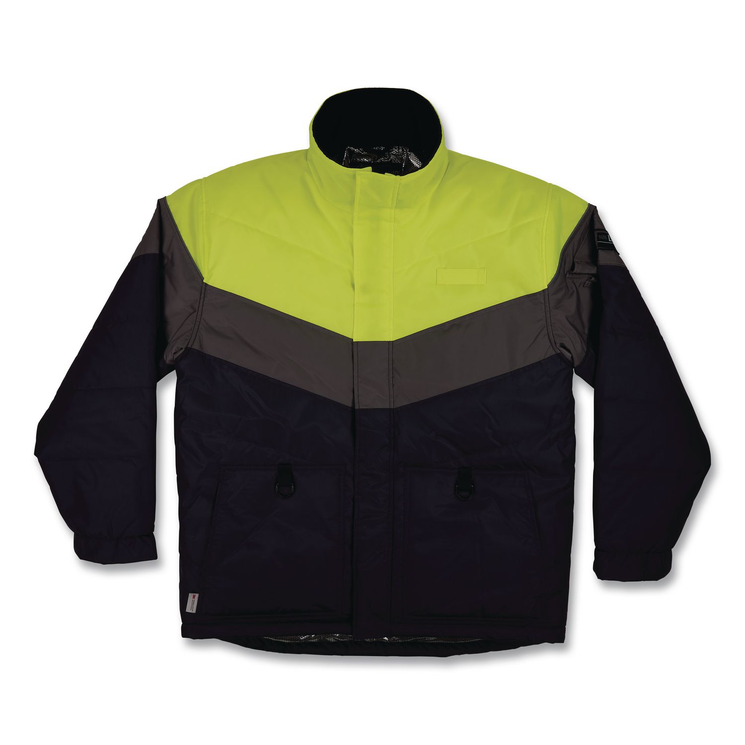 N-Ferno 6464 Insulated Freezer Jacket with AmpliFIRE Heat Reflective Lining, 3X-Large, Navy