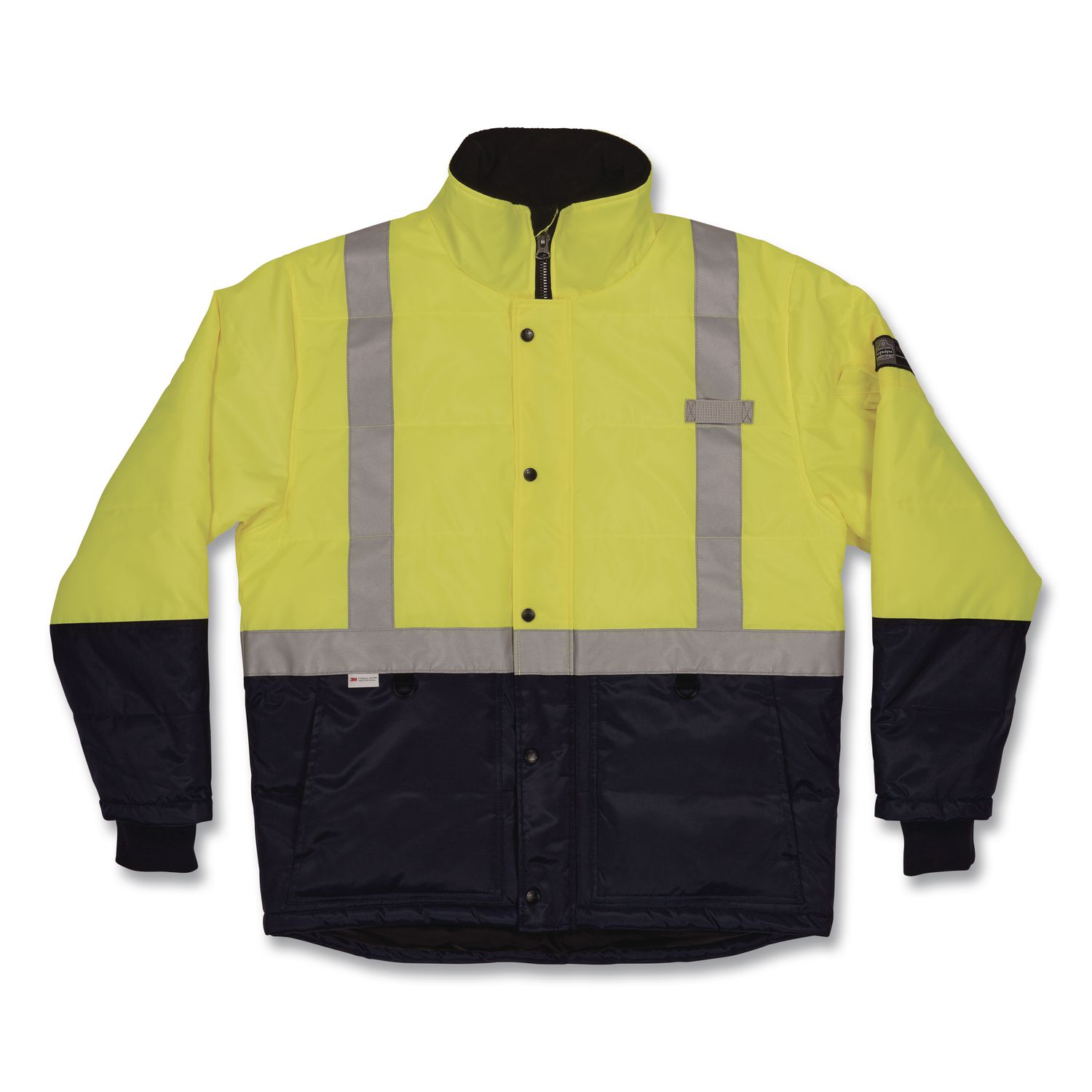 N-Ferno 6478 Class 2 Hi-Vis Freezer Jacket, Small, Lime