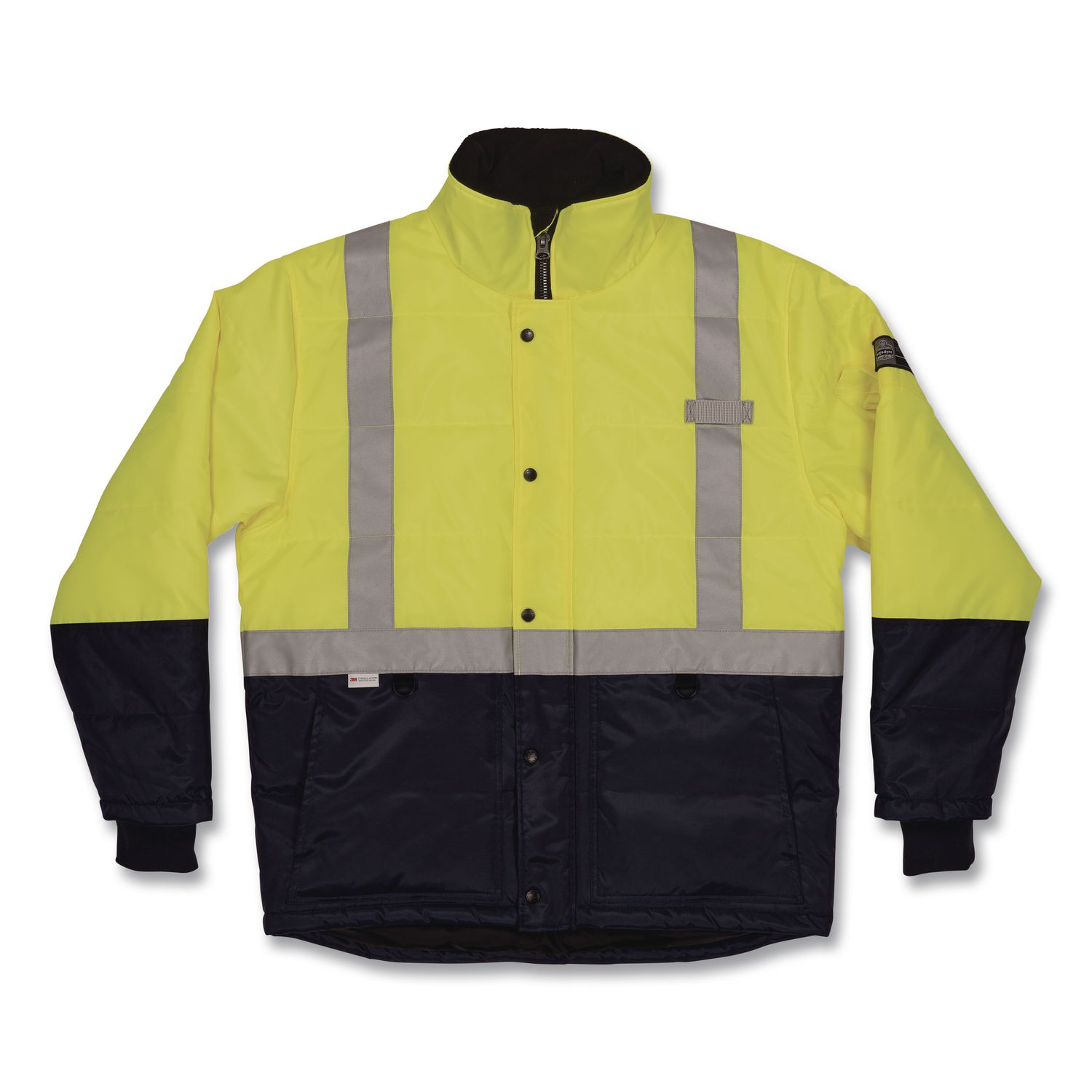 N-Ferno 6478 Class 2 Hi-Vis Freezer Jacket, 5X-Large, Lime