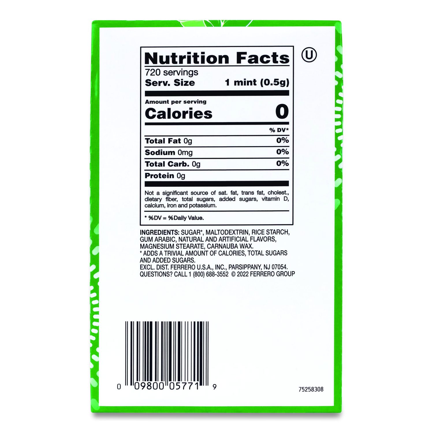 Tic Tac® Freshmints, Peppermint, 1 oz Pack, 12 Packs/Carton ; Ships in ...