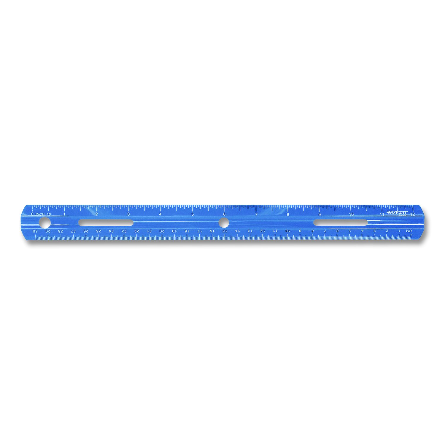 Westcott® Plastic Ruler, Standard/Metric, 12