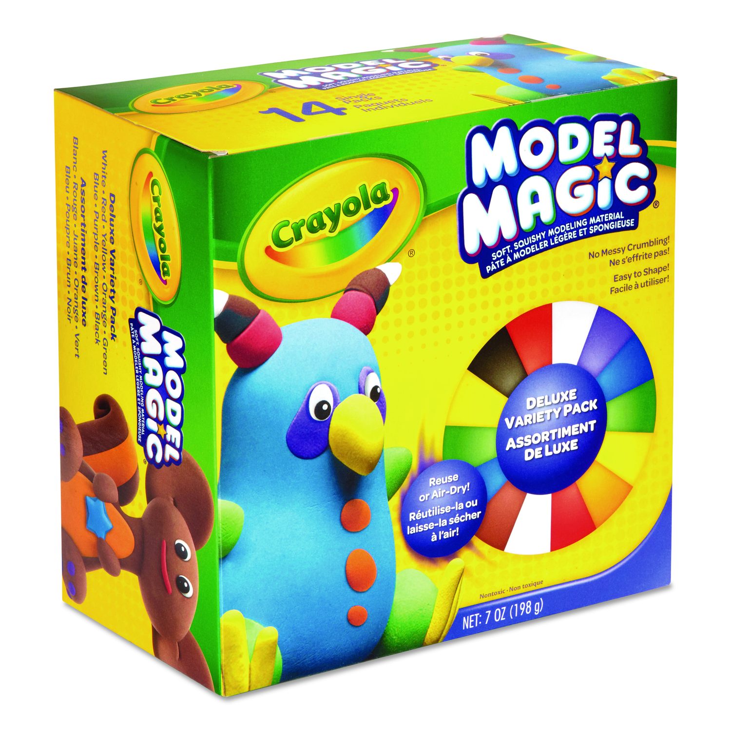 Model Magic Modeling Compound, Deluxe Variety Pack, Assorted Colors, 0. ...