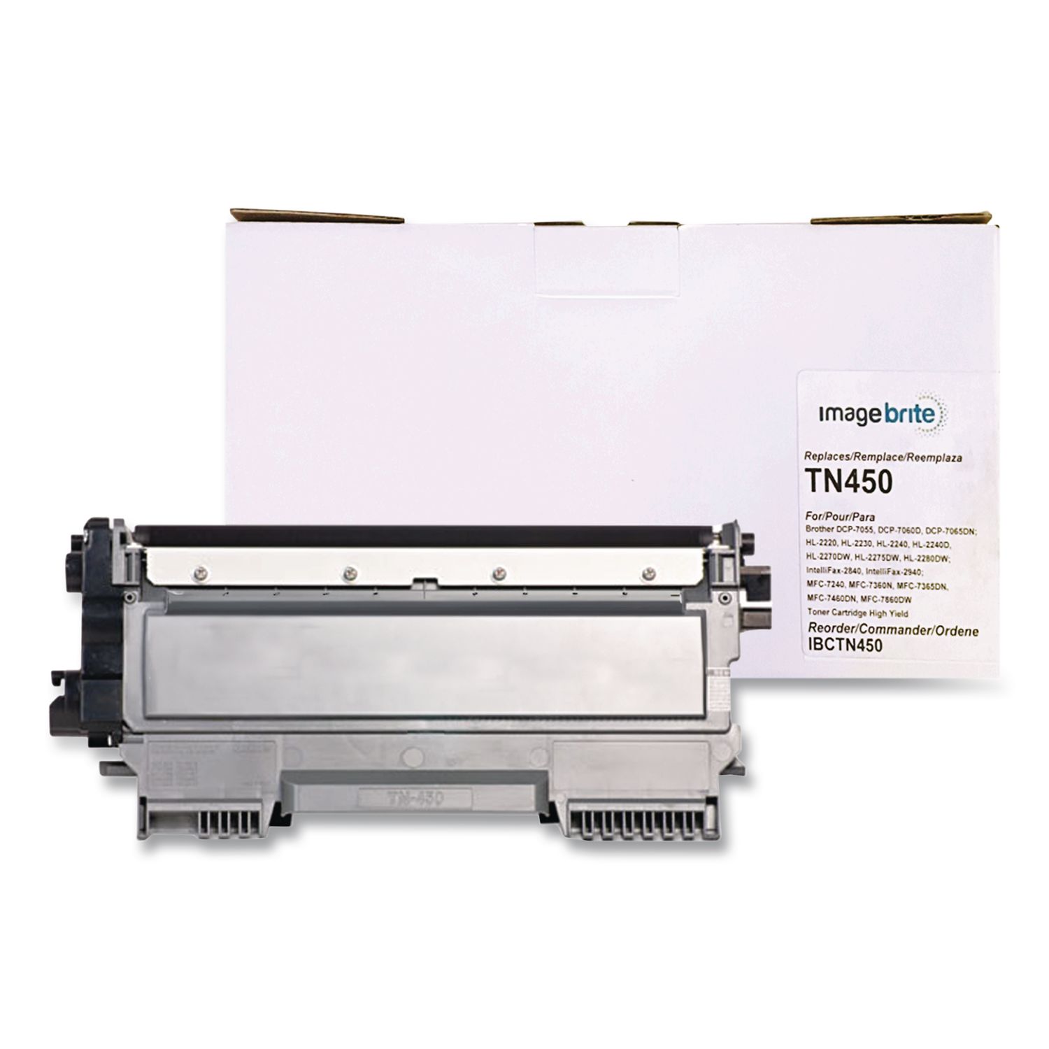 Compatible TN450 High-Yield Toner, 2,600 Page-Yield, Black
