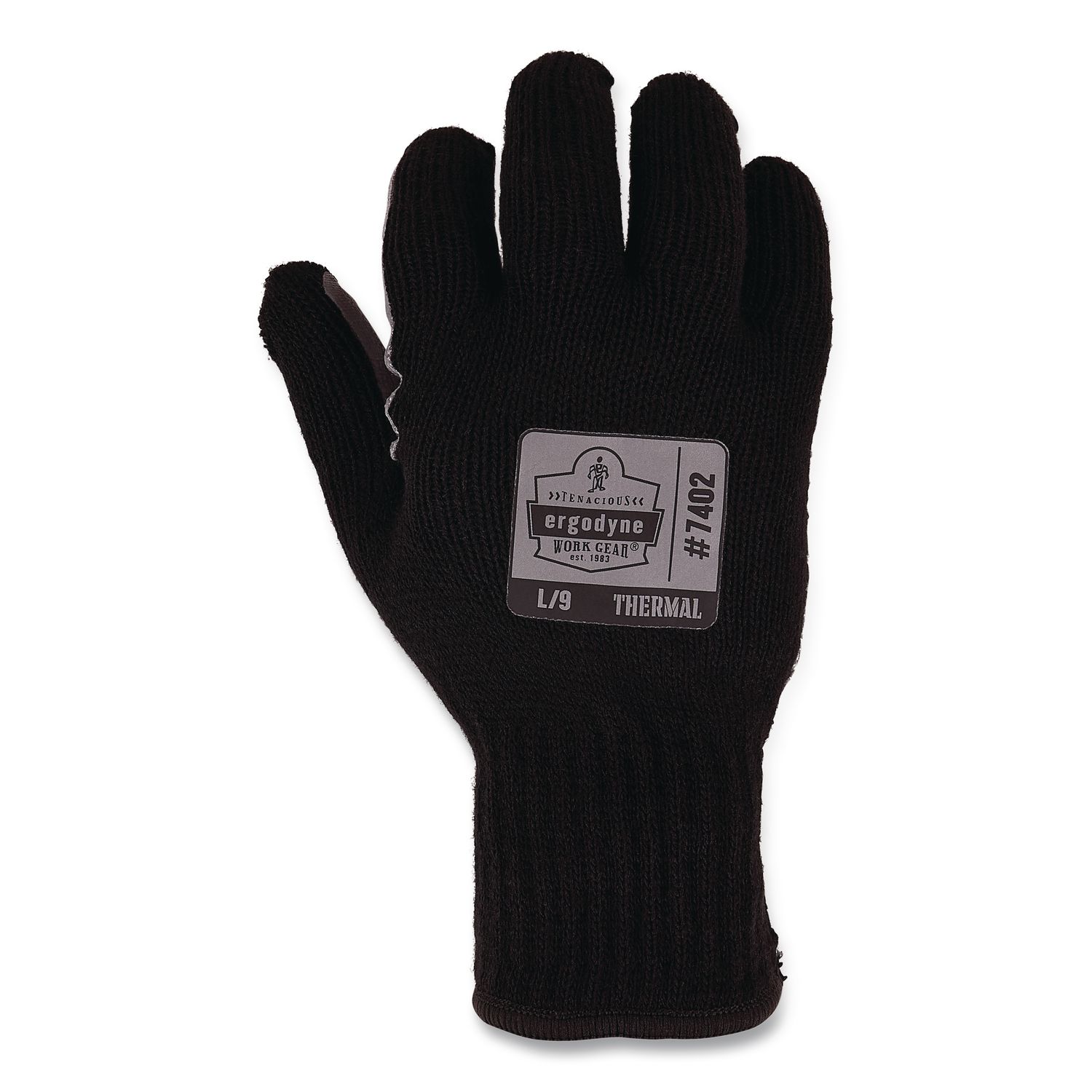 ProFlex 7402 Thermal Knit Cooler Gloves, 12" Long, XX-Large (11), Black, Pair