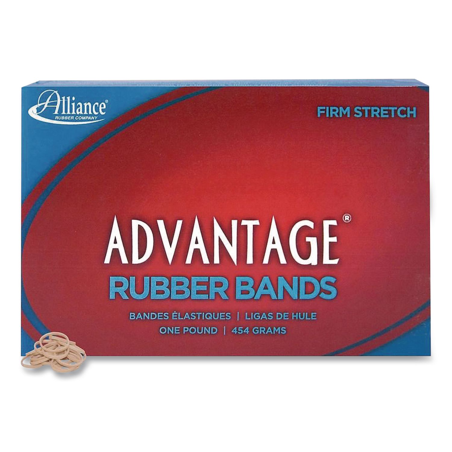 Advantage Multi-Purpose Rubber Band, Size 8, Natural Crepe, 1 lb Box, 5,200/Box