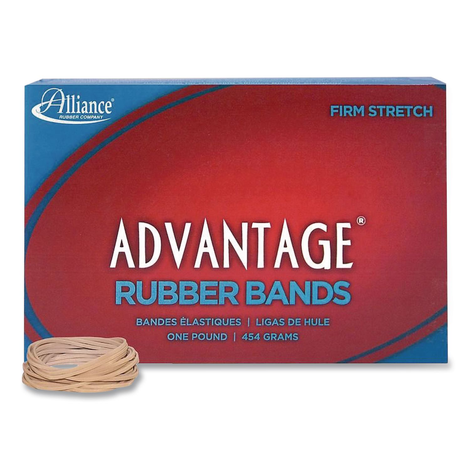 Advantage Multi-Purpose Rubber Band, Size 14, Natural Crepe, 1 lb Box, 2,250/Box