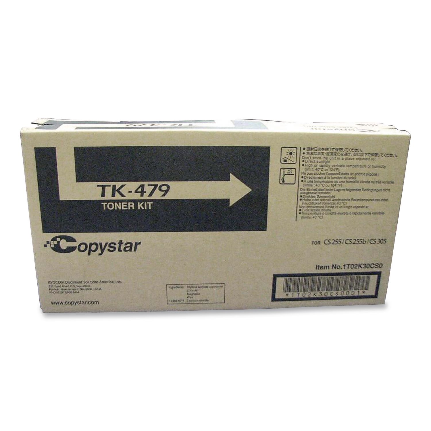 TK479 Toner, 15,000 Page-Yield, Black