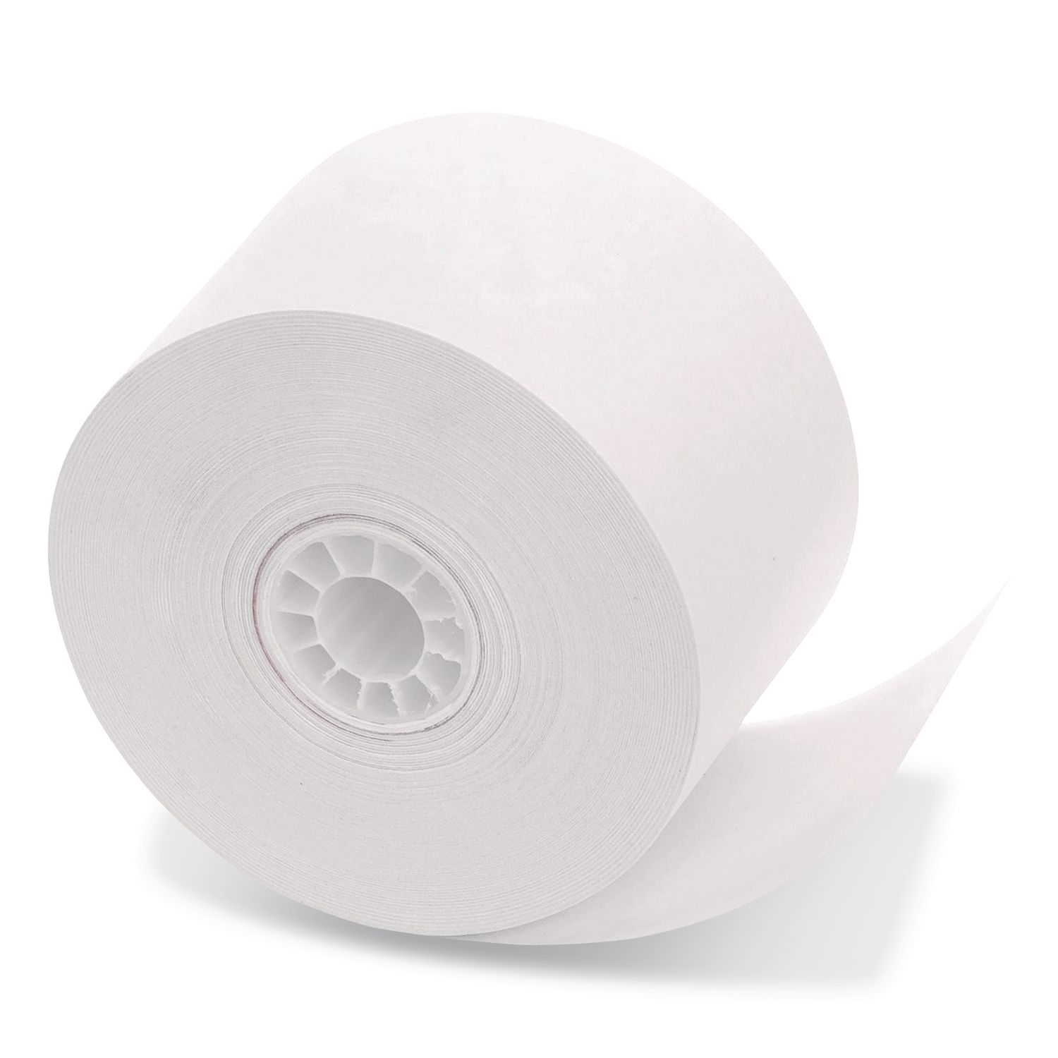 Impact Bond Paper Rolls, 1.75" x 150 ft, White, 10/Pack