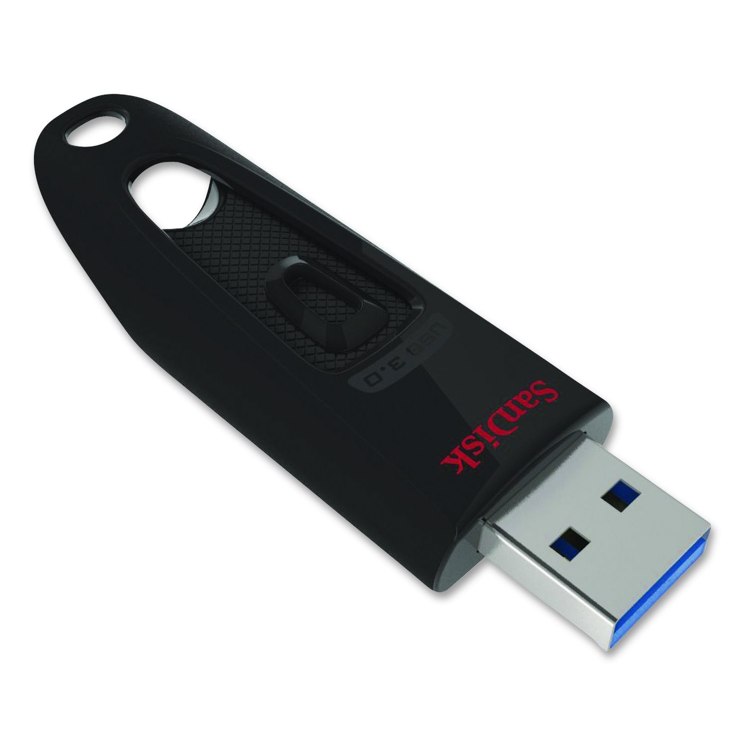 Ultra USB 3.0 Type A Flash Drive, 64 GB, Black - gemlaser
