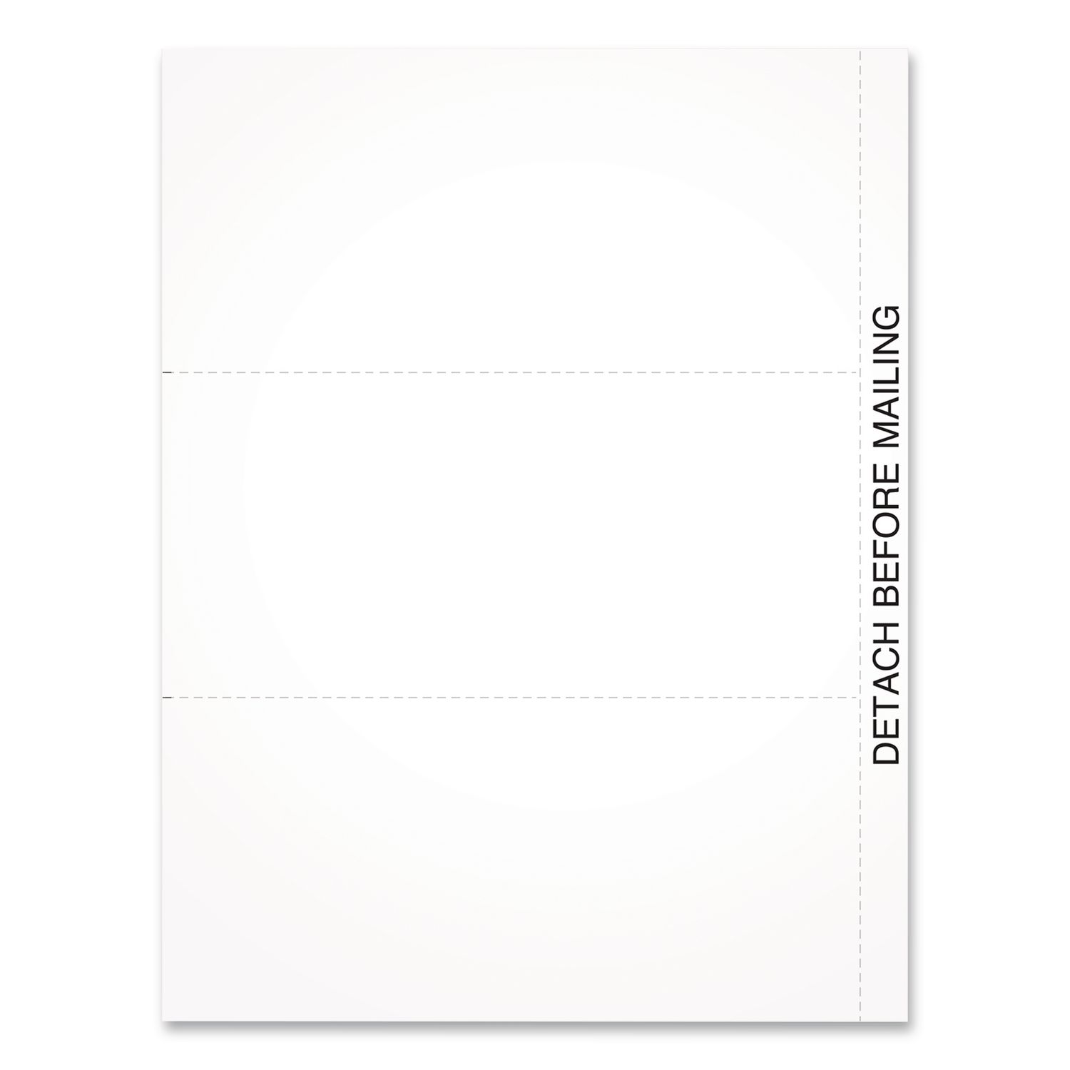 2024 W-2 or 1099 Blank 3-Up Laser/Inkjet Forms, 8.5 x 3.66, 3 Forms/Sheet, 102 Forms Total