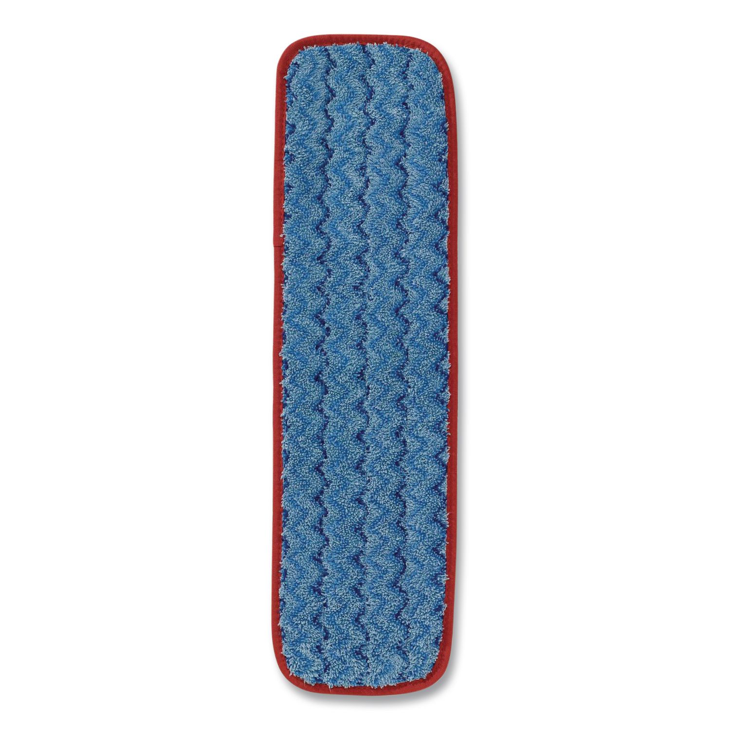 Microfiber Wet Mopping Pad, 18.5" x 5.5" x 0.5", Red RCPQ410RED