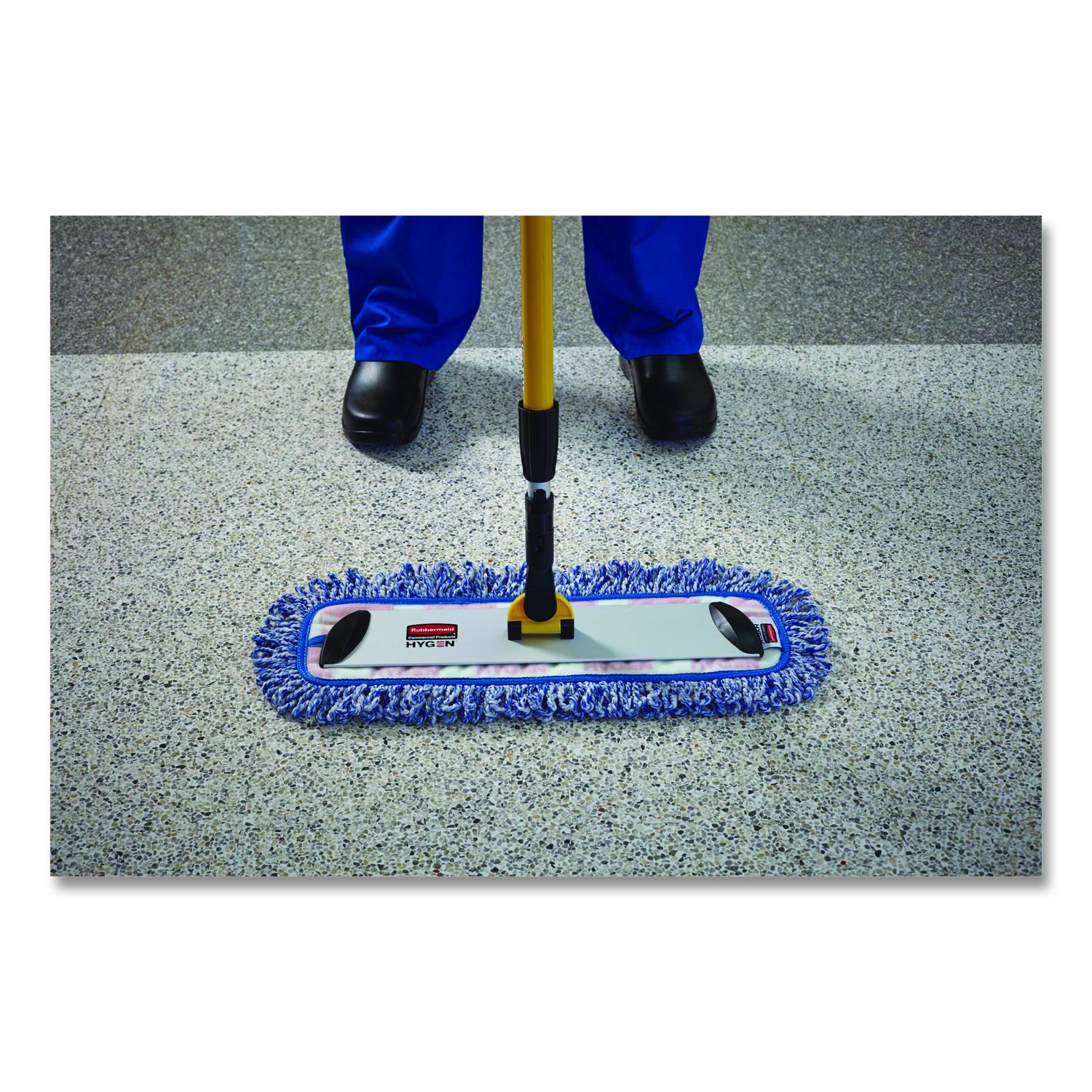 HYGEN Quick Connect Single-Sided Frame, Wet/Dry Mop 17.19 x 3, Aluminum ...