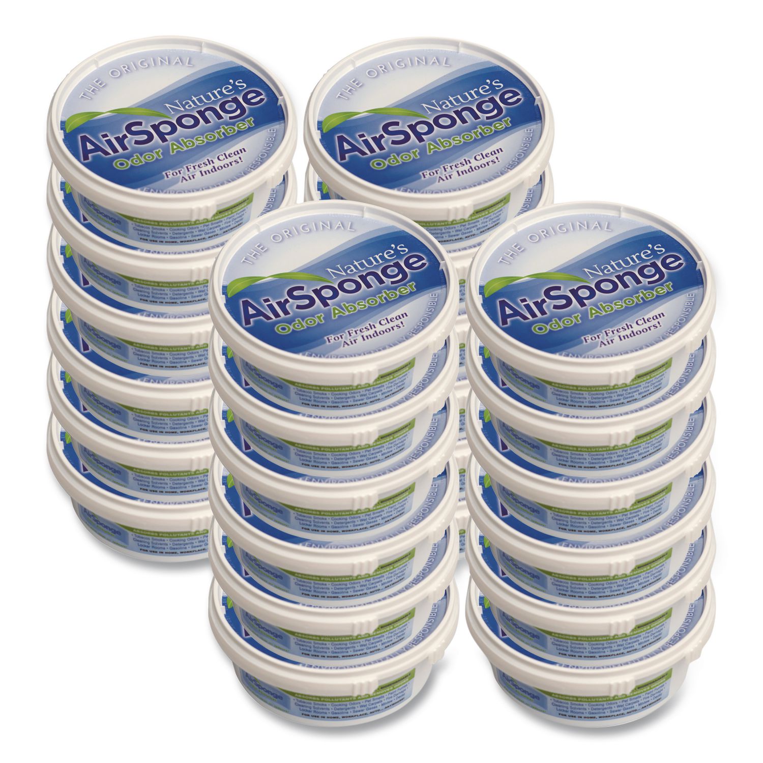 Sponge Odor Absorber, 0.5 lbs Cup, 24/Carton