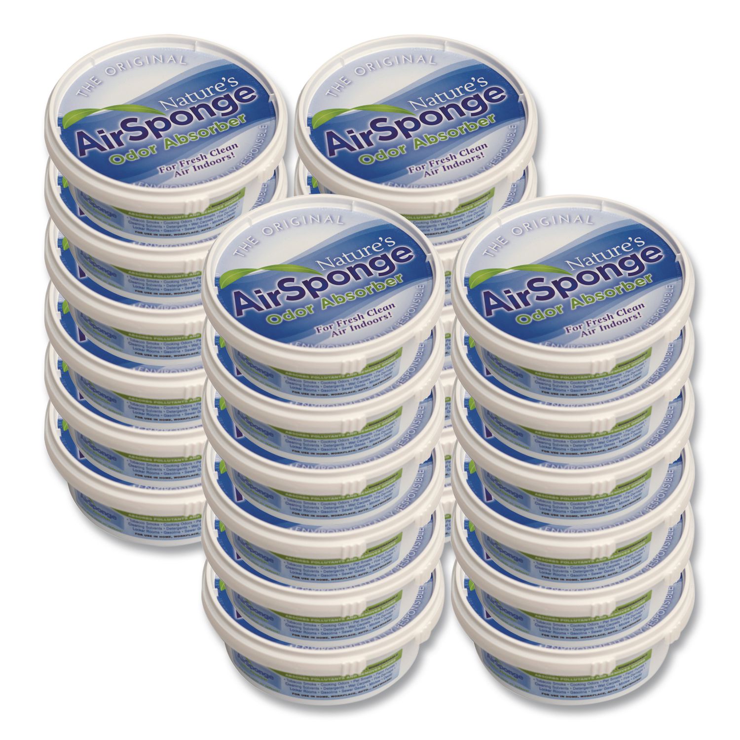 Sponge Odor Absorber, 8 oz Designer Cup, 24/Carton