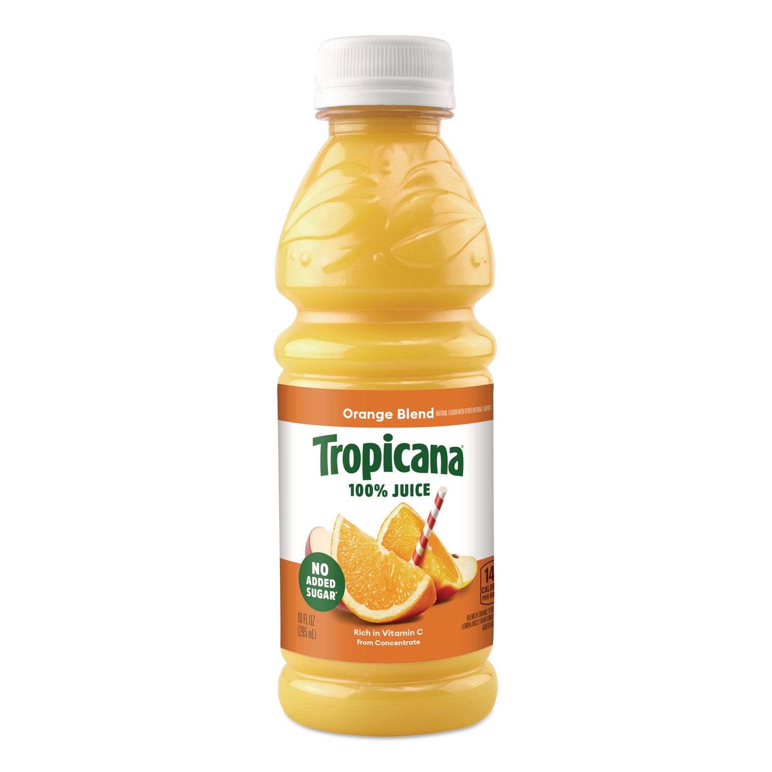 Orange Juice Blend, 10 oz Bottle, 24/Carton