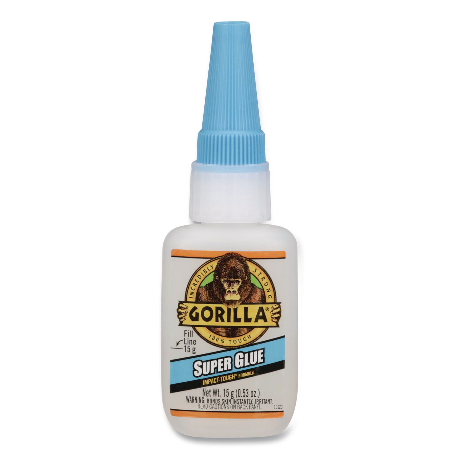 Super Glue, 0.53 oz Bottle, Dries Clear