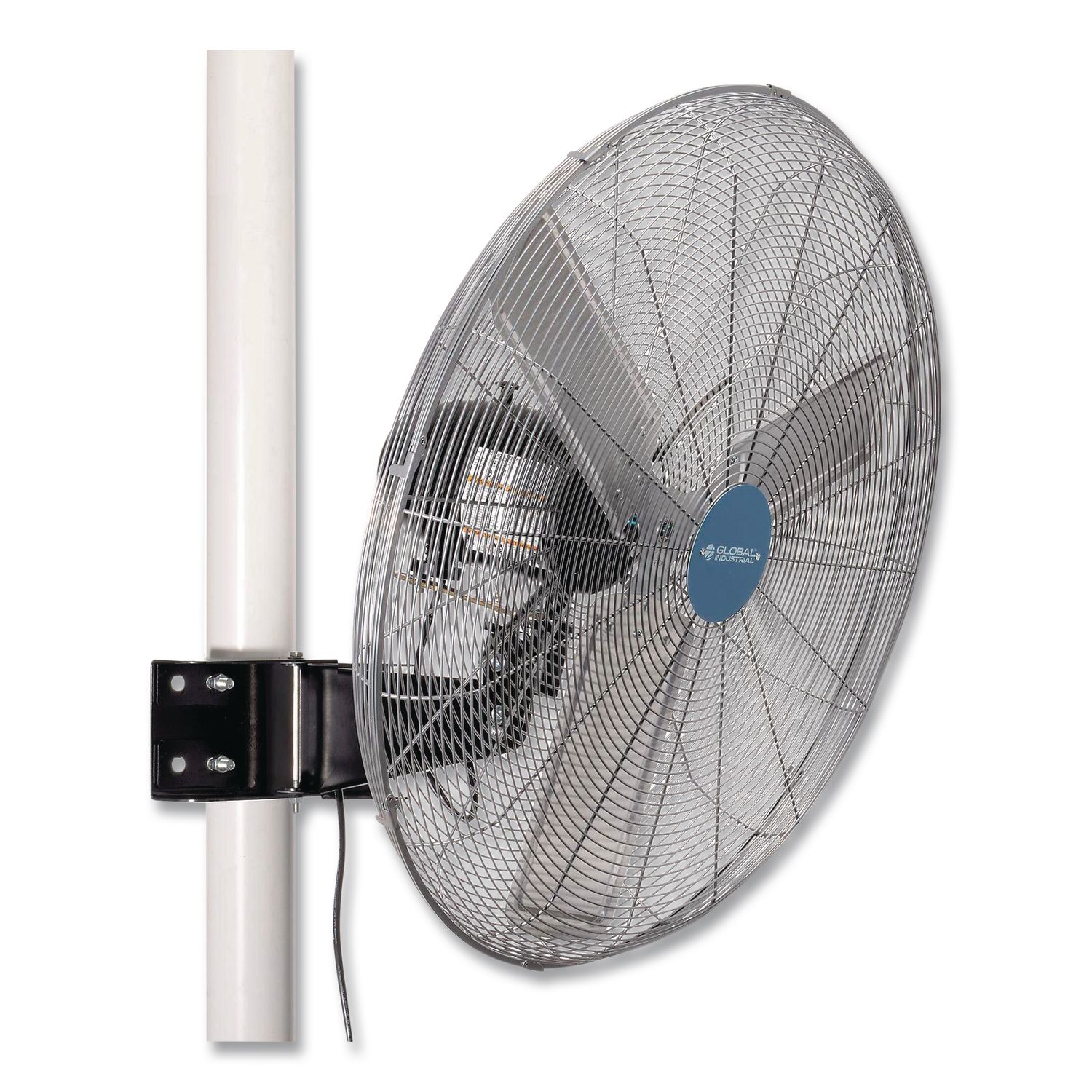 Deluxe Oscillating Fan, Pole or Column Mount, 30", 7,300 CFM, 1/2 hp