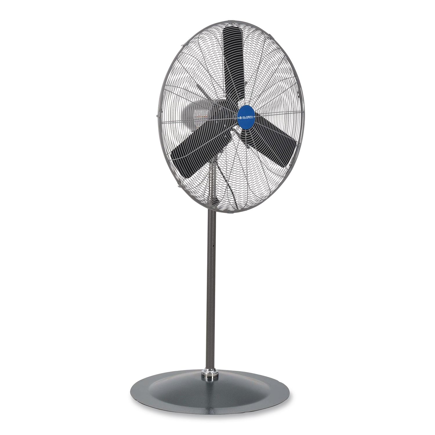 Oscillating Pedestal Fan, 30", 3 Speeds, Gray
