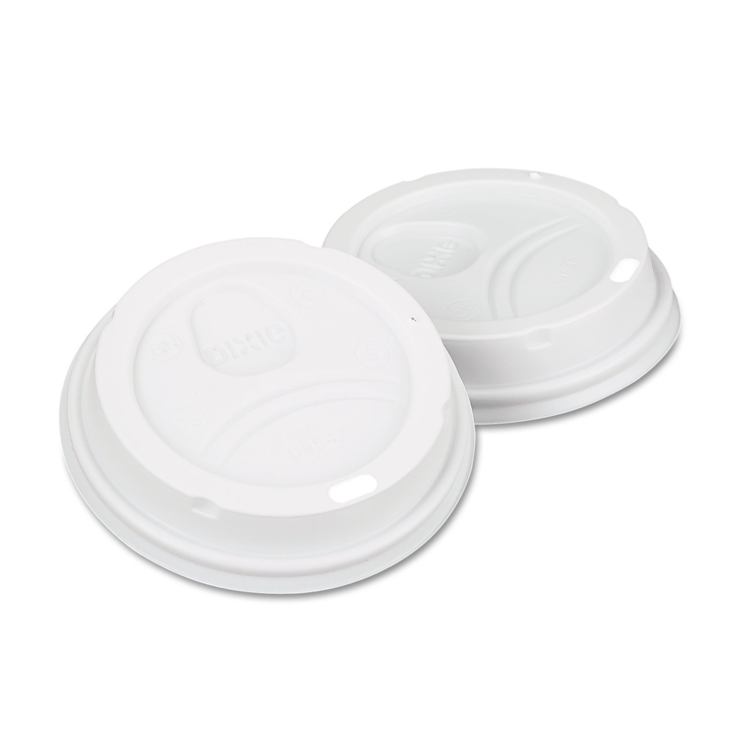  Dixie 9542500DX Dome Drink-Thru Lids,10-16 oz Perfectouch;12-20 oz WiseSize Cup, White, 50/Pack (DXE9542500DXPK) 