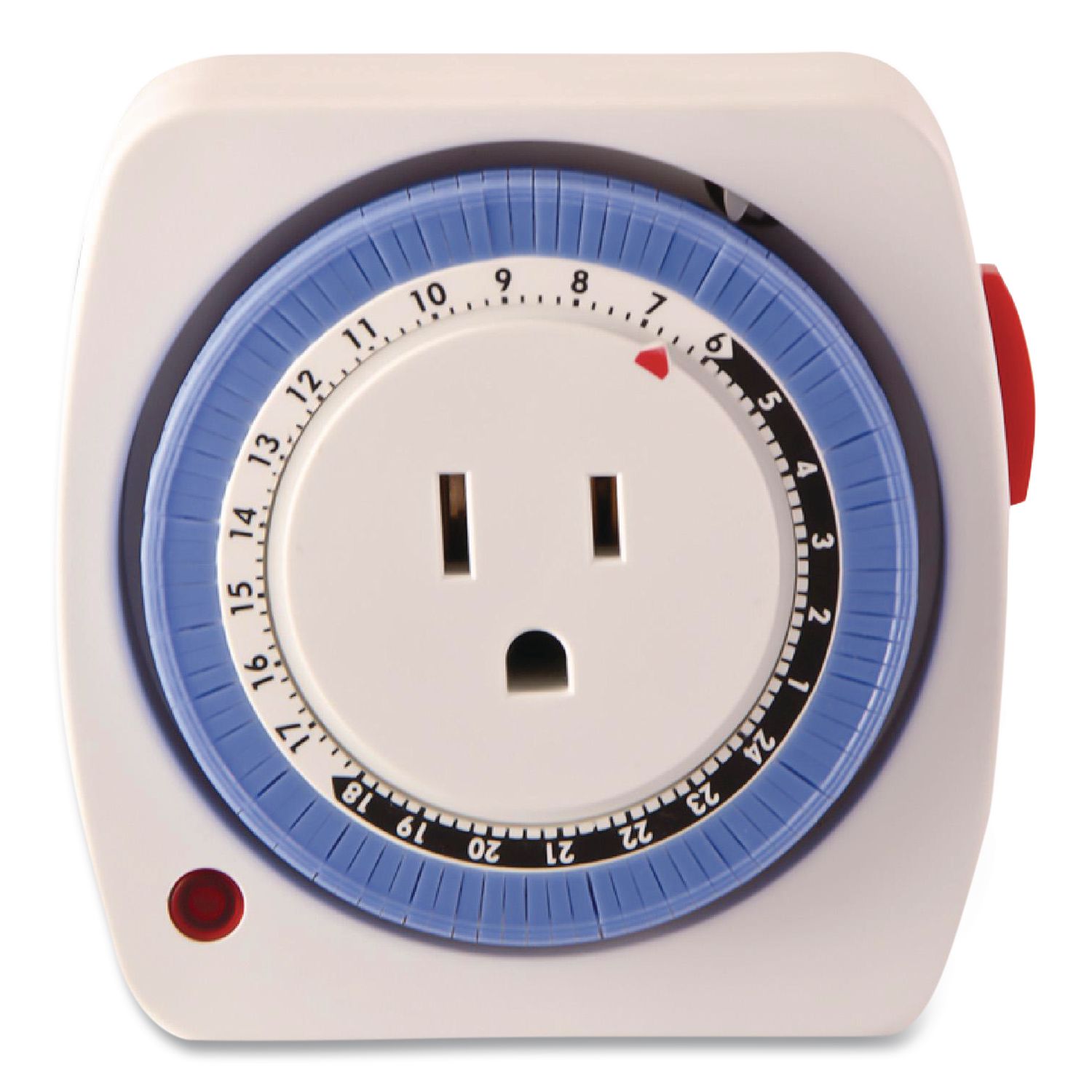 AC Indoor Timer, Analog, 4 x 3, White