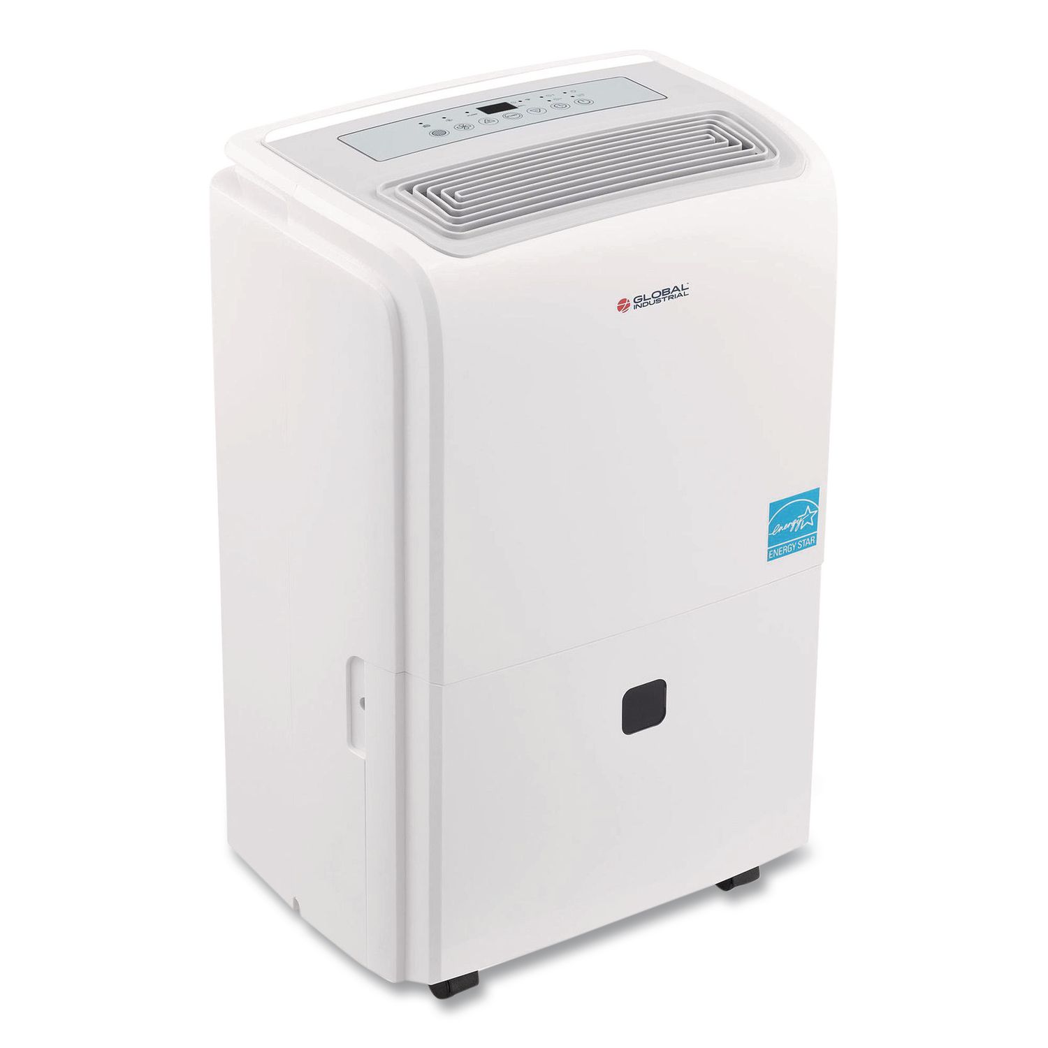 Portable Dehumidifier with Pump and Wi-Fi, 9.62 x 11.62 x 19.87, White