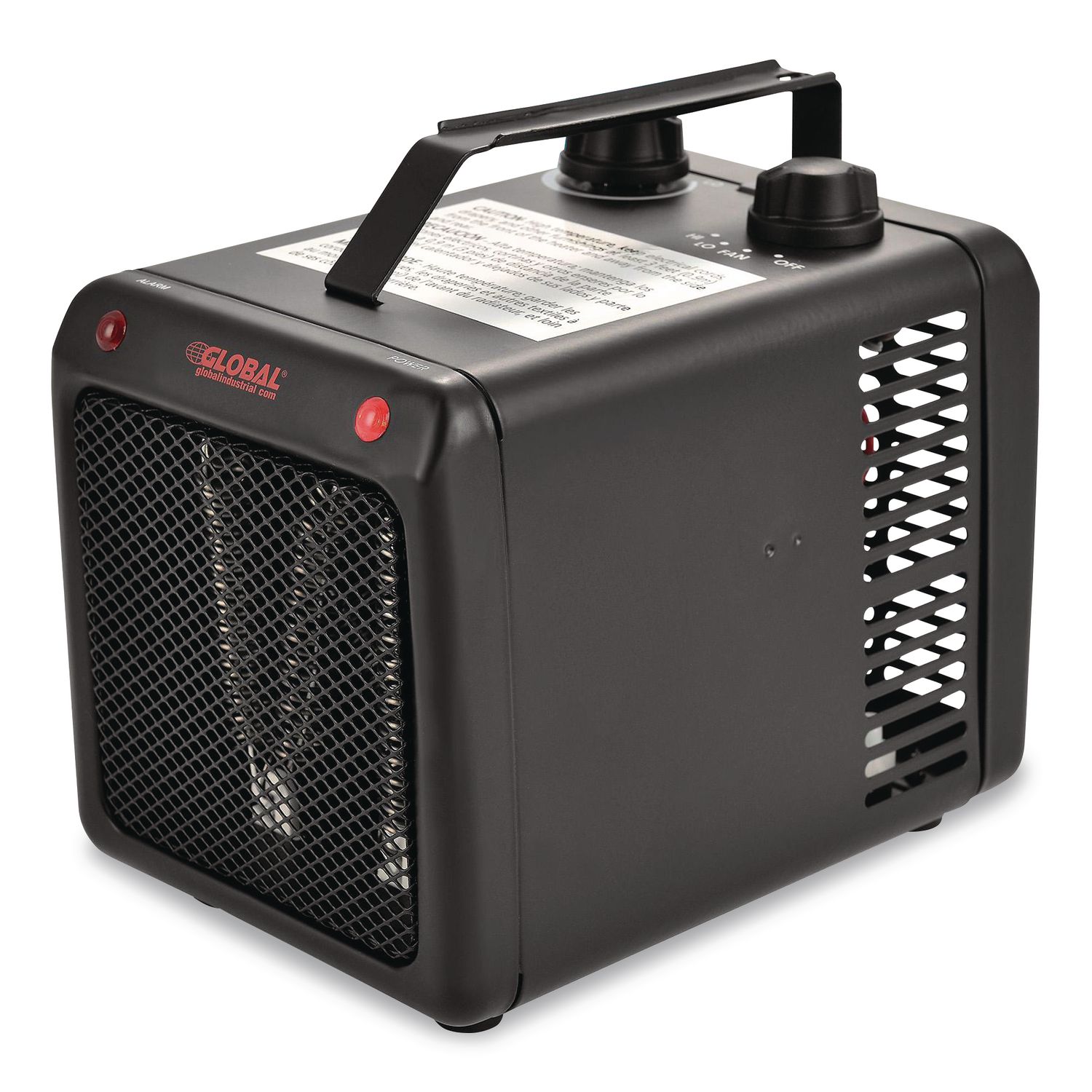Portable Heater, 1,500 W, 5.31 x 7.12 x 4.93, Black