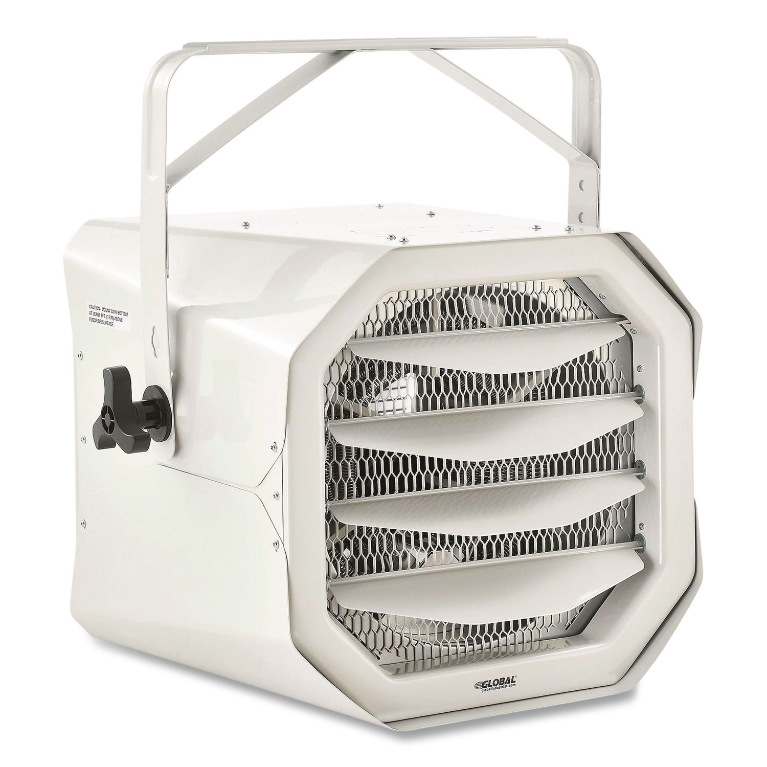 Unit Heater, Horizontal Downflow, 10,000 W, 18.13 x 16.75 x 16.06, White