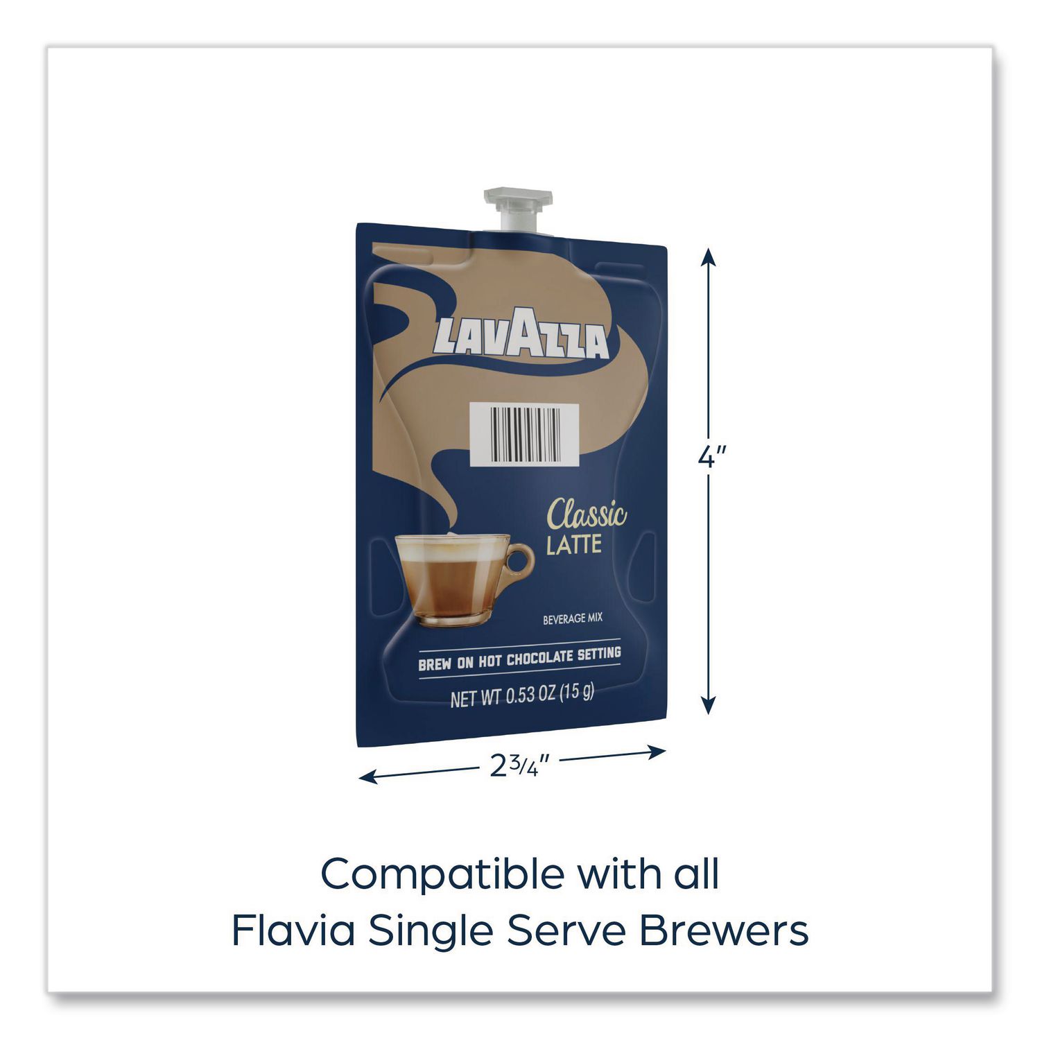 Lavazza Classic Latte, 72/Carton - myEliteProducts