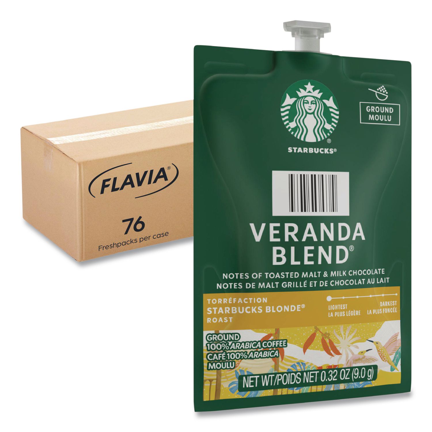 Starbucks Veranda Blend Coffee Freshpack, 76/Carton
