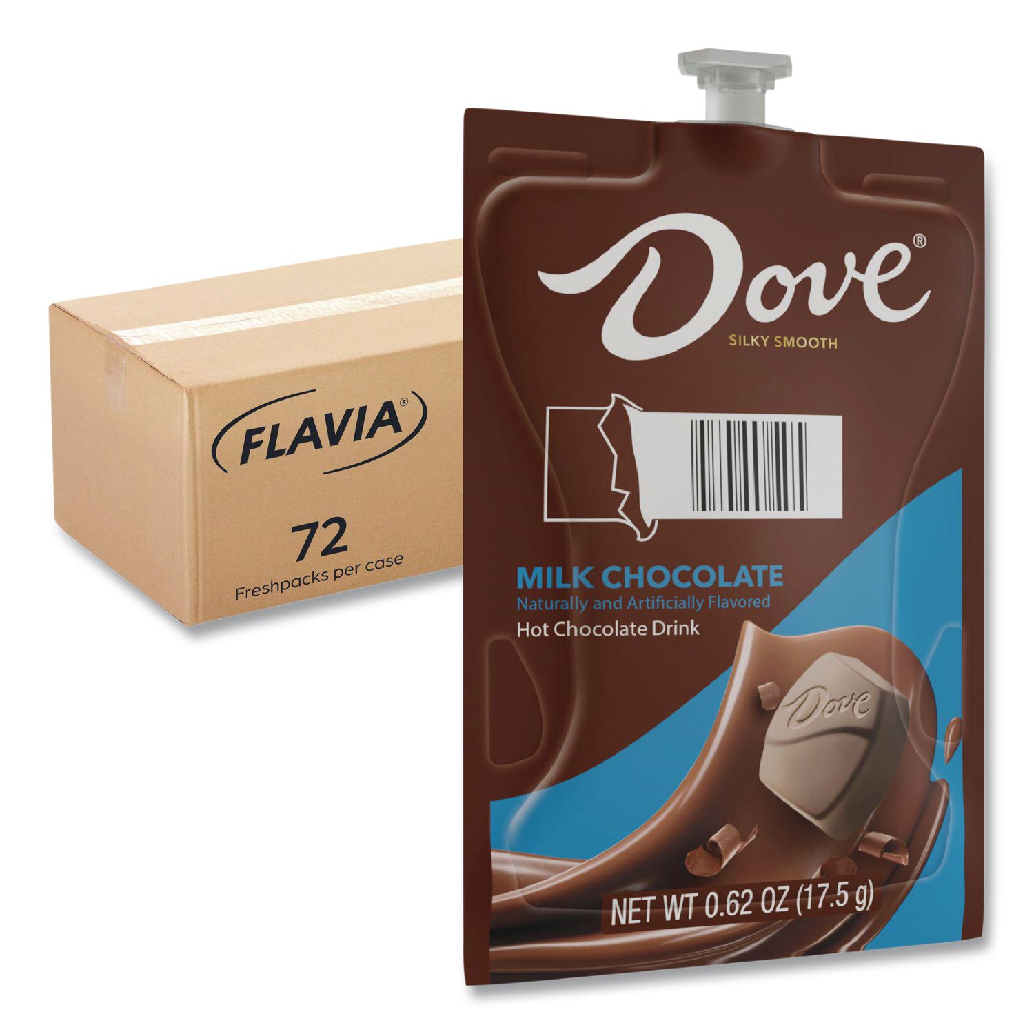 Dove Hot Chocolate Freshpack, Milk Chocolate, 72/Carton