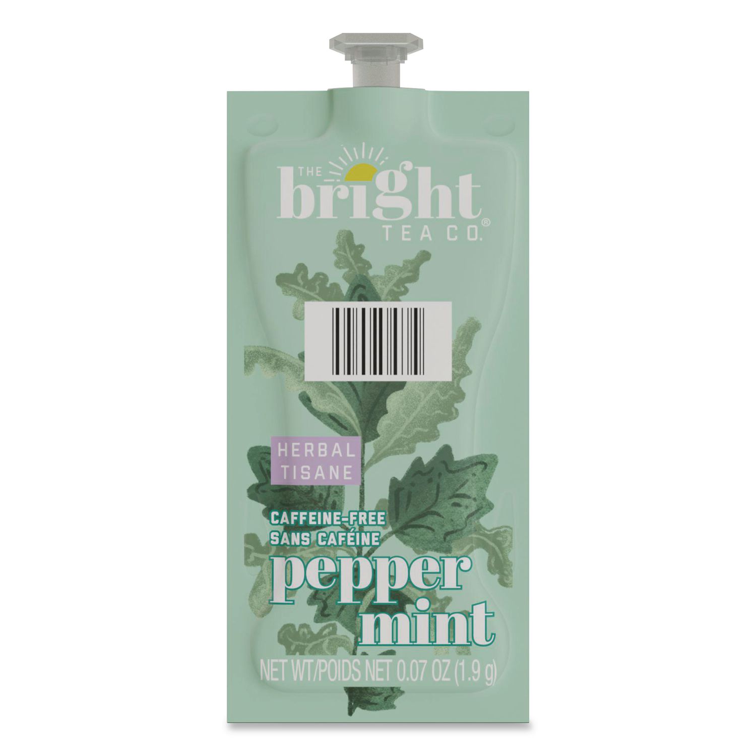 The Bright Tea Co. Peppermint Herbal Tea Freshpack, 100/Carton